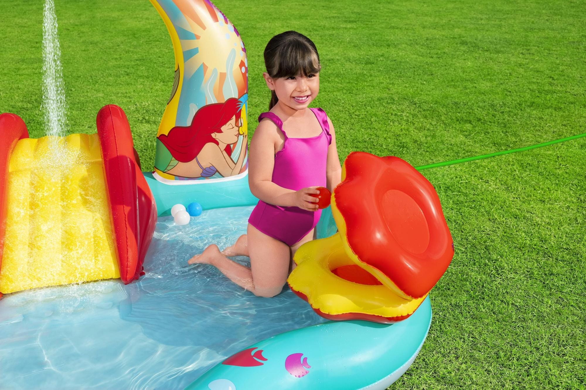 Giochi gonfiabili per bambini Playcenter gonfiabile La Sirenetta Disney Bestway 4