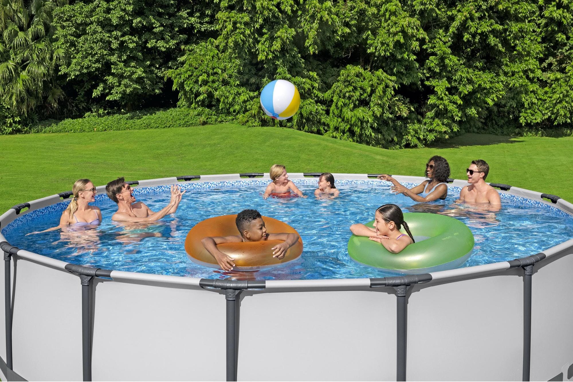 Piscine fuori terra Piscina base struttura e liner Steel Pro Max 488x122 cm Bestway 4