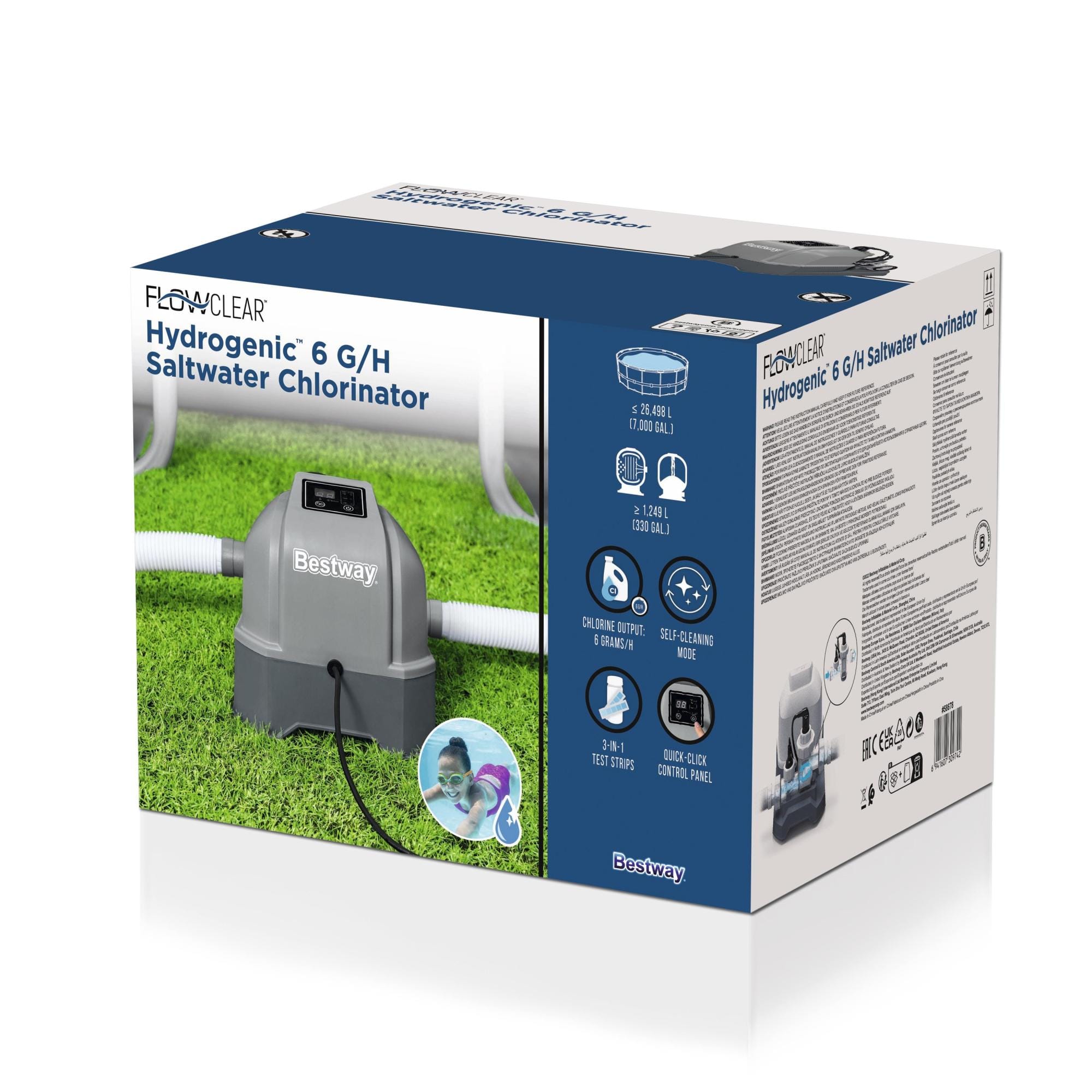 Trattamento chimico dell'acqua Clorinatore a sale per piscina Bestway 5