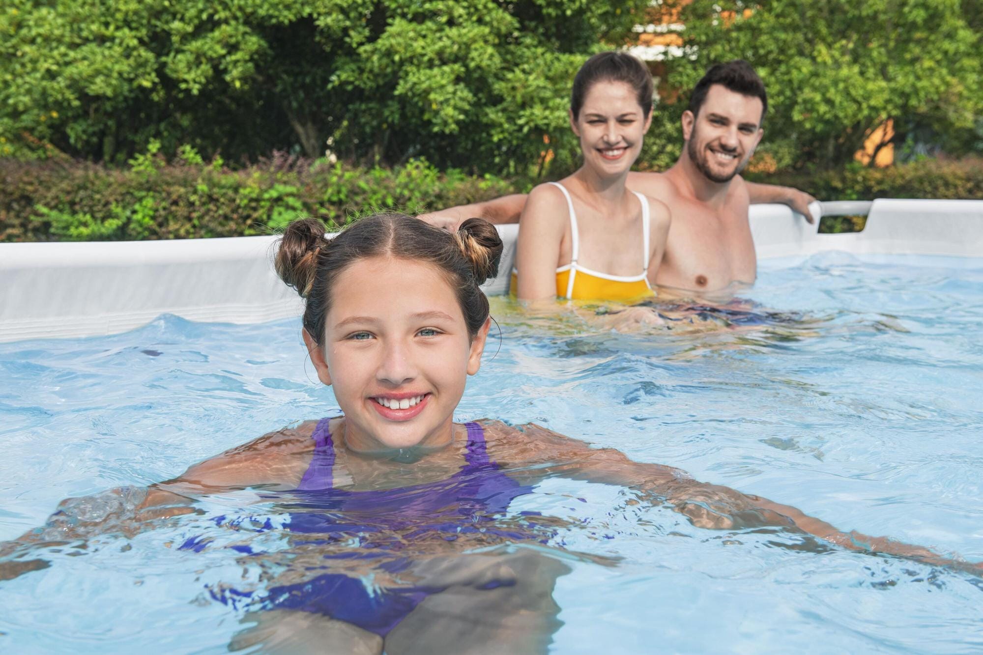 Piscine fuori terra Piscina base struttura e liner da 404x201x100 cm Bestway 3