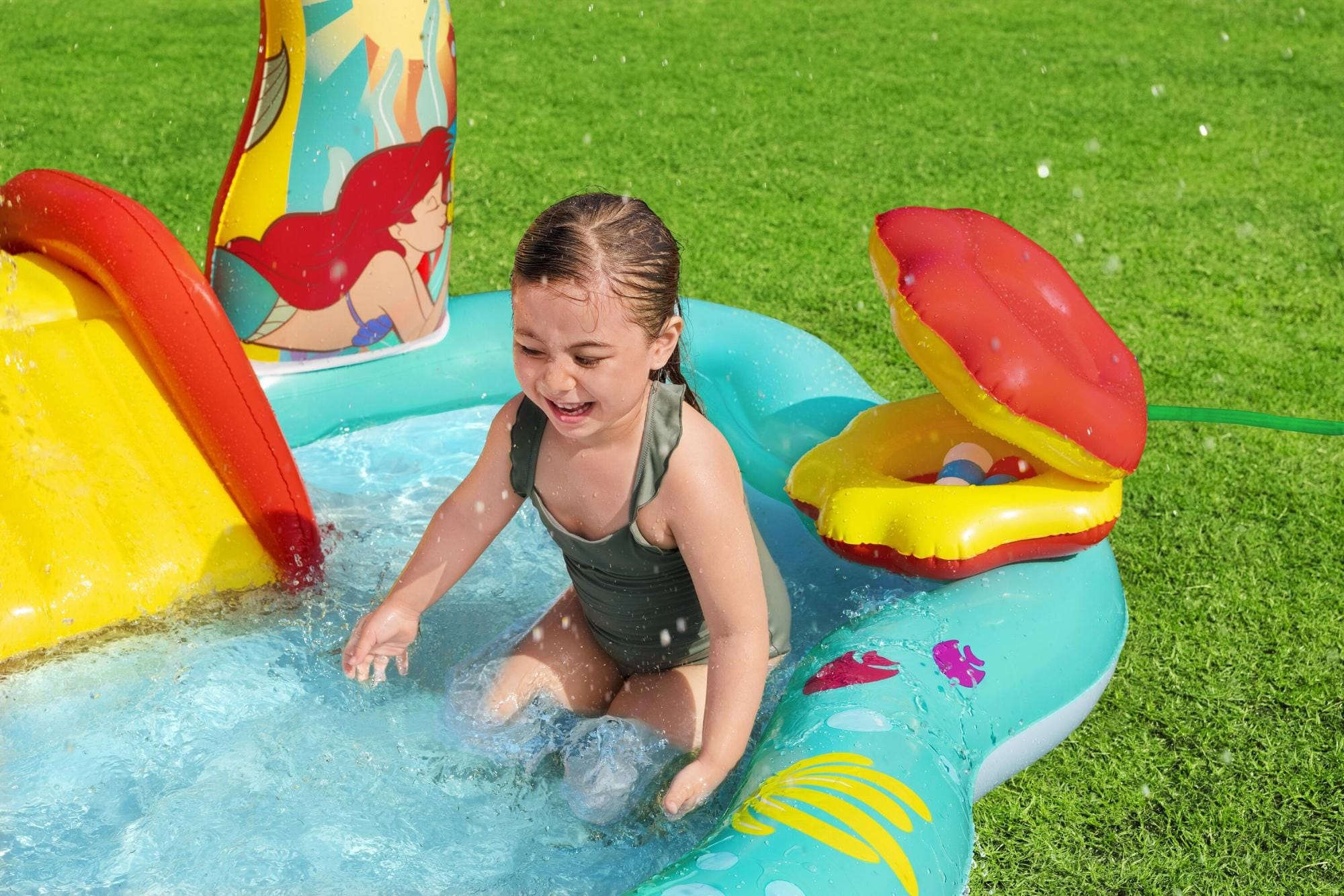 Giochi gonfiabili per bambini Playcenter gonfiabile La Sirenetta Disney Bestway 3