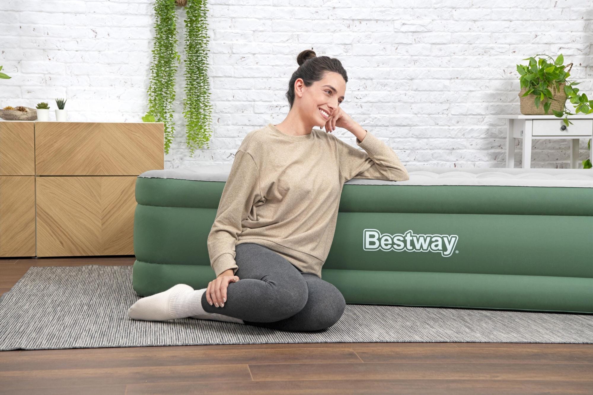 Materassi gonfiabili Materasso matrimoniale ToughLite da 203x152x46 cm Bestway 7