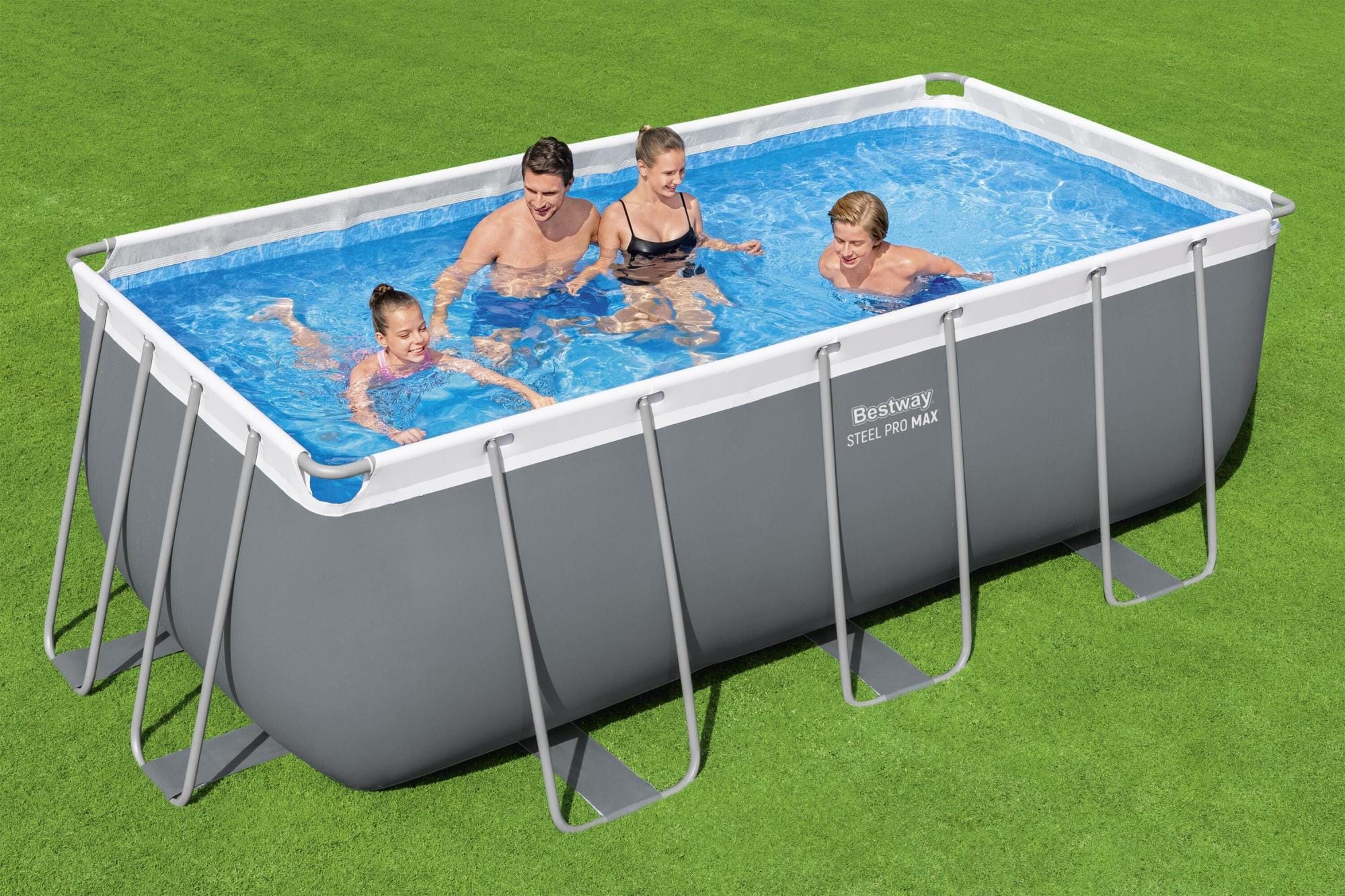 Piscine fuori terra Piscina base struttura e liner Steel Pro Max 412x201x122 cm Bestway 2
