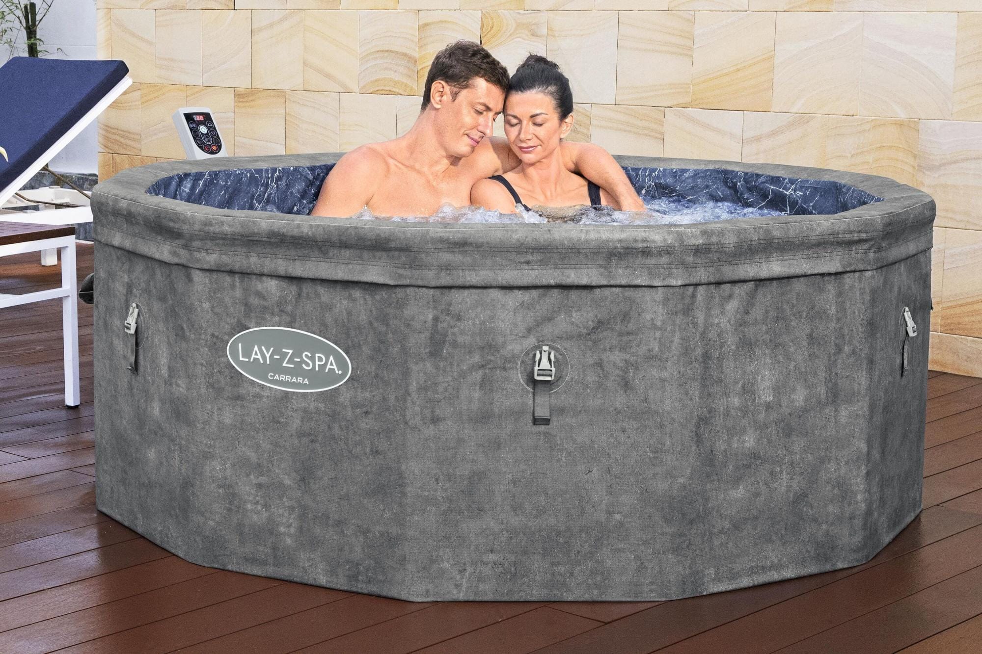 Idromassaggi gonfiabili Lay-Z-Spa Idromassaggio semirigido Lay-Z-Spa Carrara AirJet  4-6 persone Bestway 7