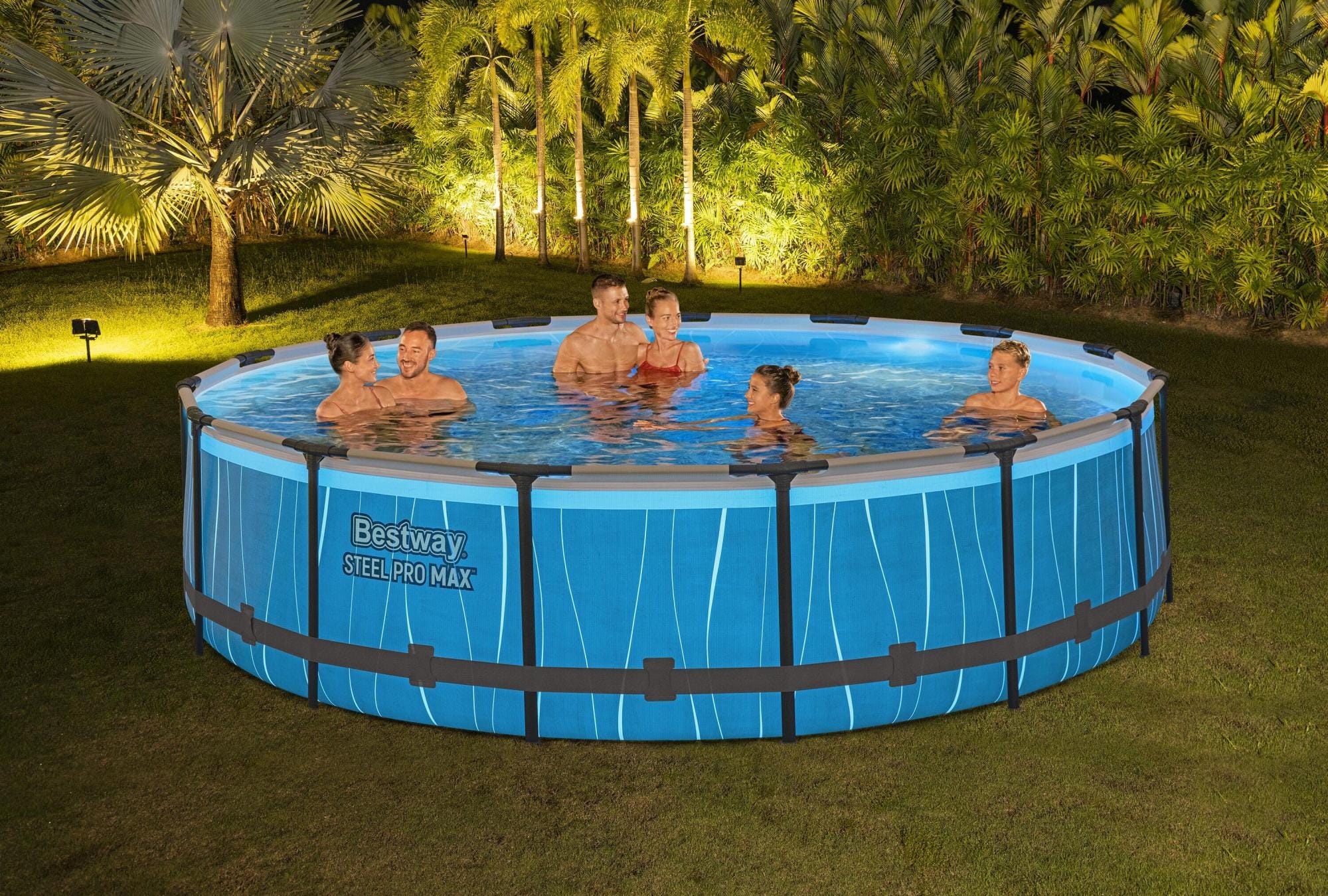 Piscine fuori terra Piscina base struttura e liner Steel pro Max da 457x107 cm Bestway 2
