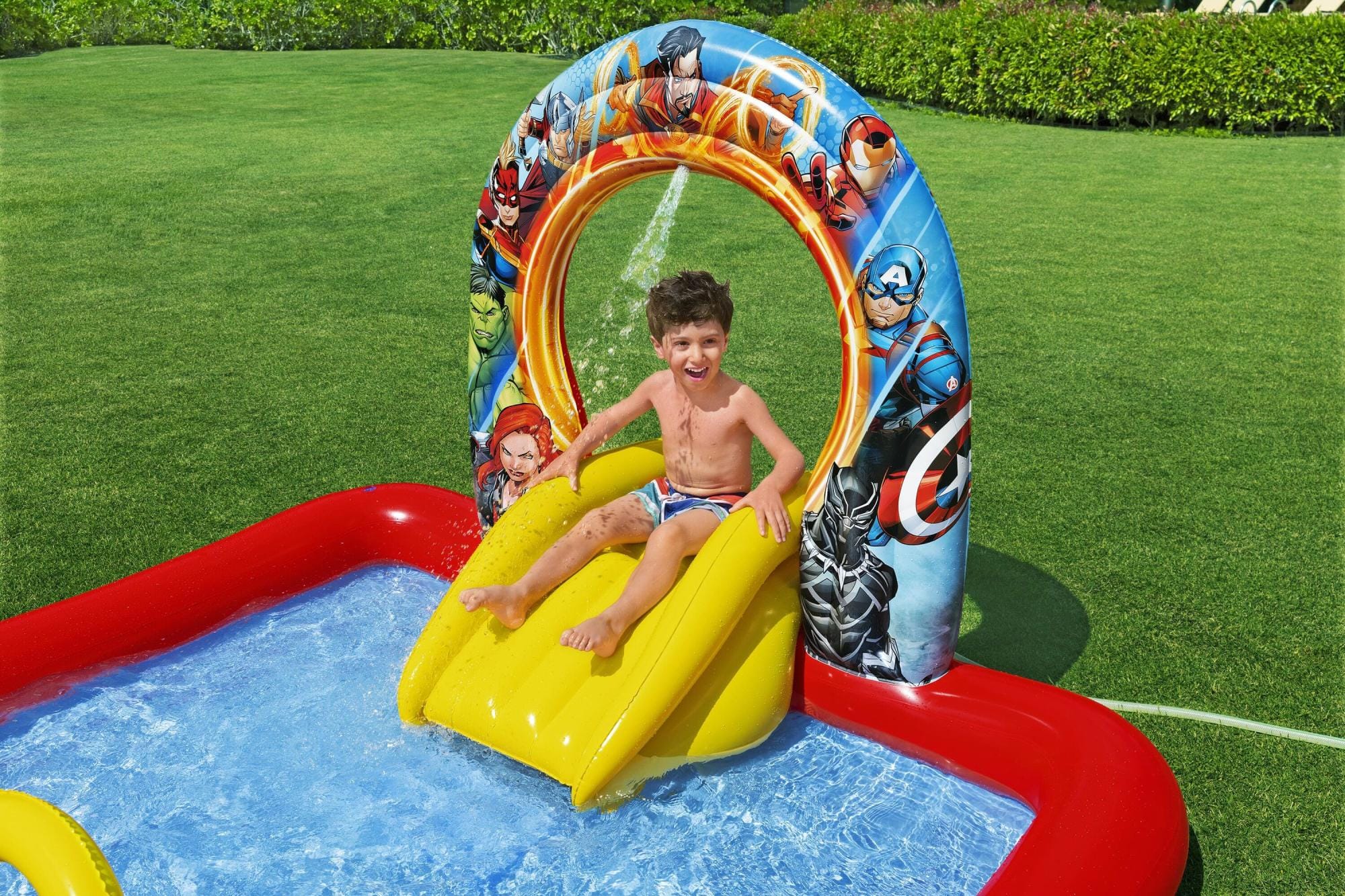 Giochi gonfiabili per bambini Playcenter gonfiabile Avengers Bestway 5