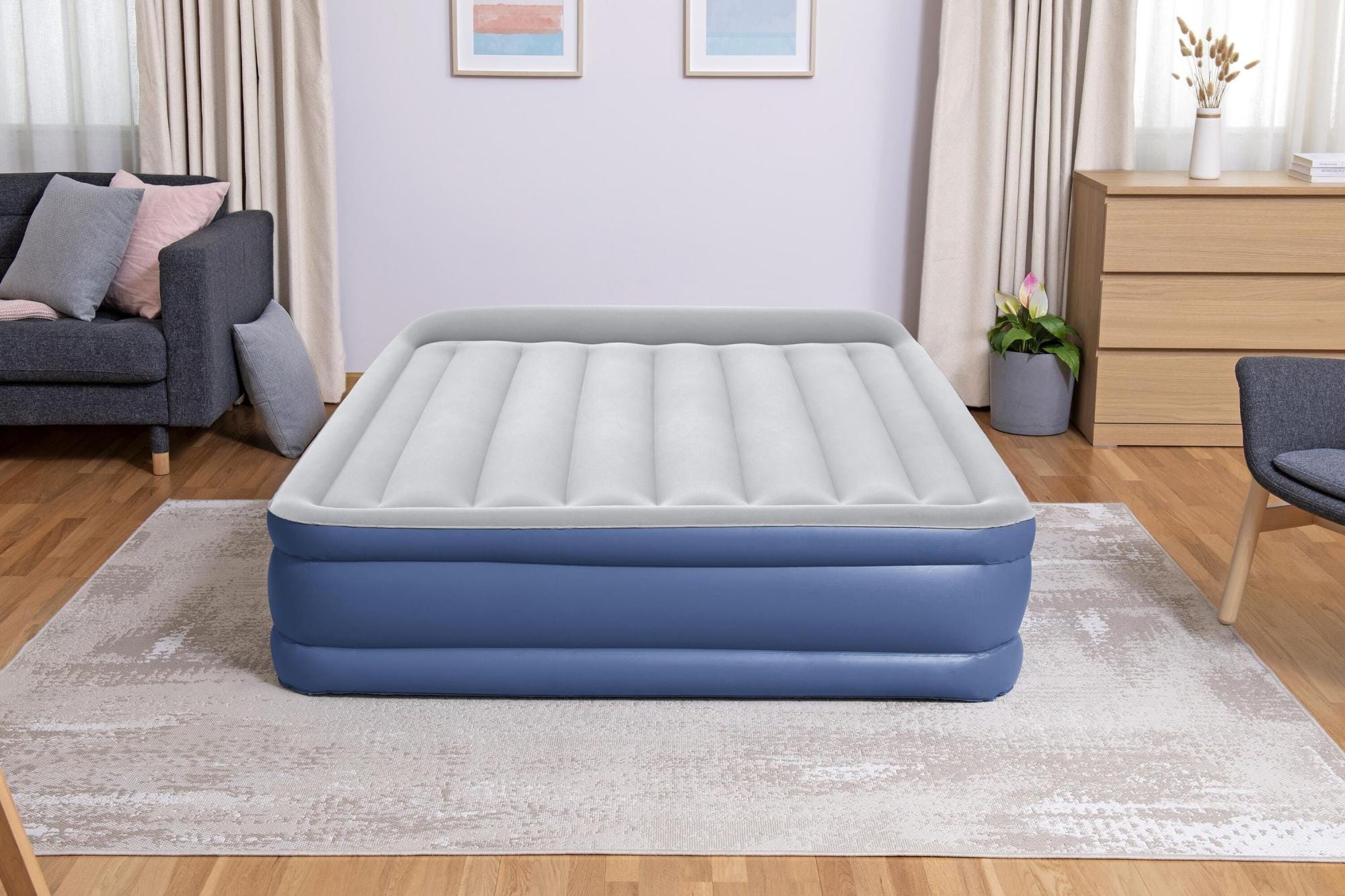 Materassi gonfiabili Materasso gonfiabile matrimoniale in Tritech da 203x152x46 cm Bestway 3