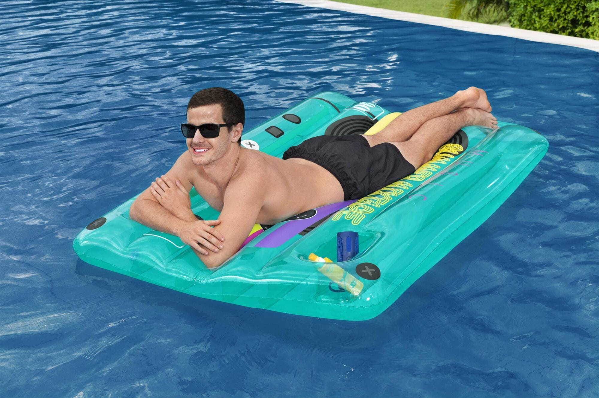 Gonfiabili mare per adulti Materassino gonfiabile Musicassetta Retrò Bestway 1