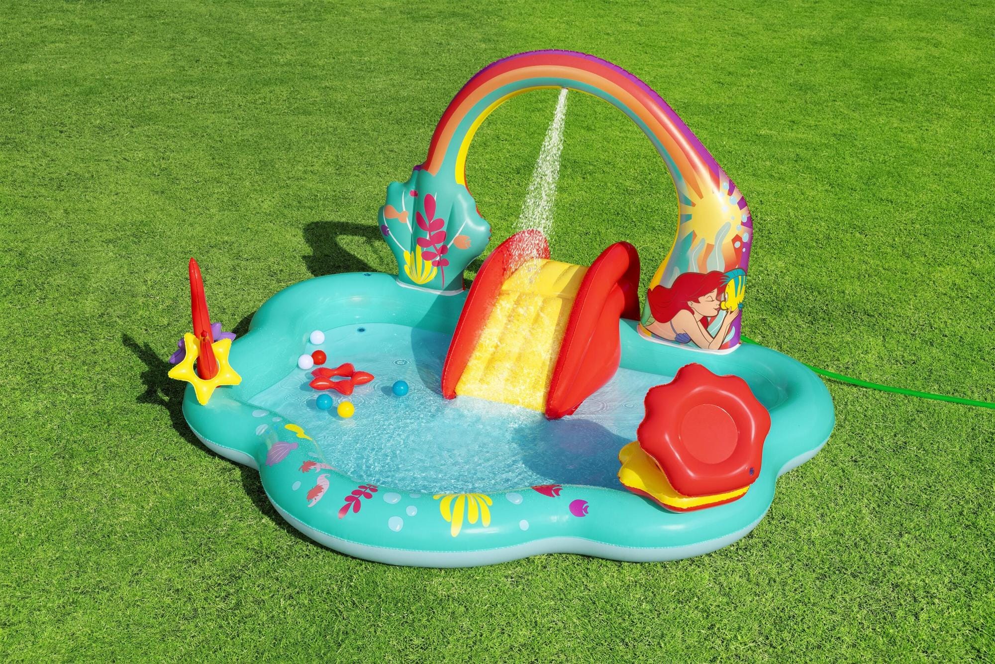 Giochi gonfiabili per bambini Playcenter gonfiabile La Sirenetta Disney Bestway 7
