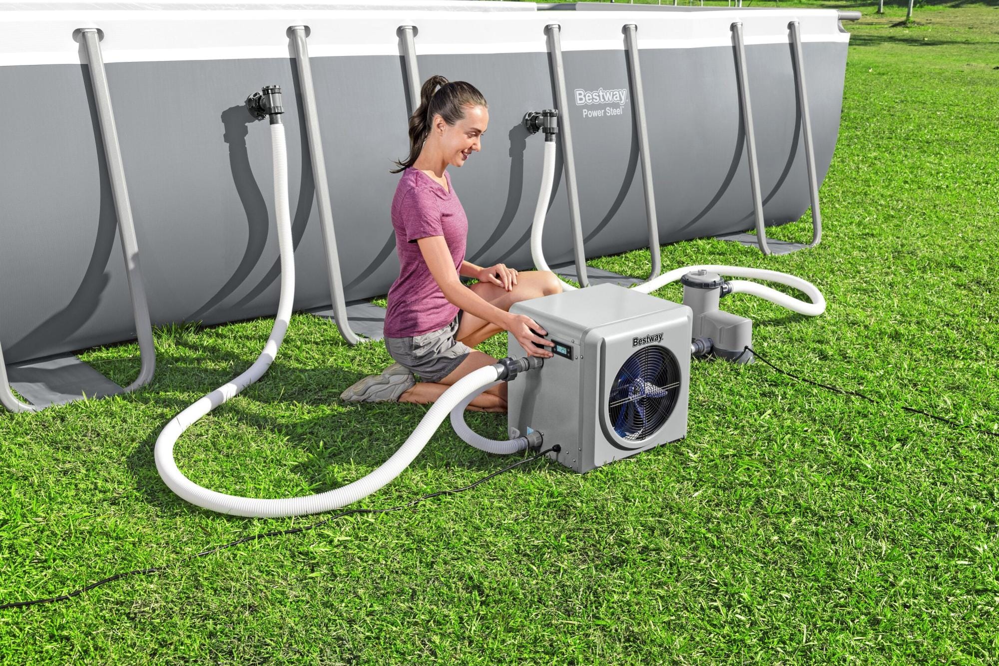 Accessori Piscine e Spa Pompa di calore per piscina fuori terra Bestway 2