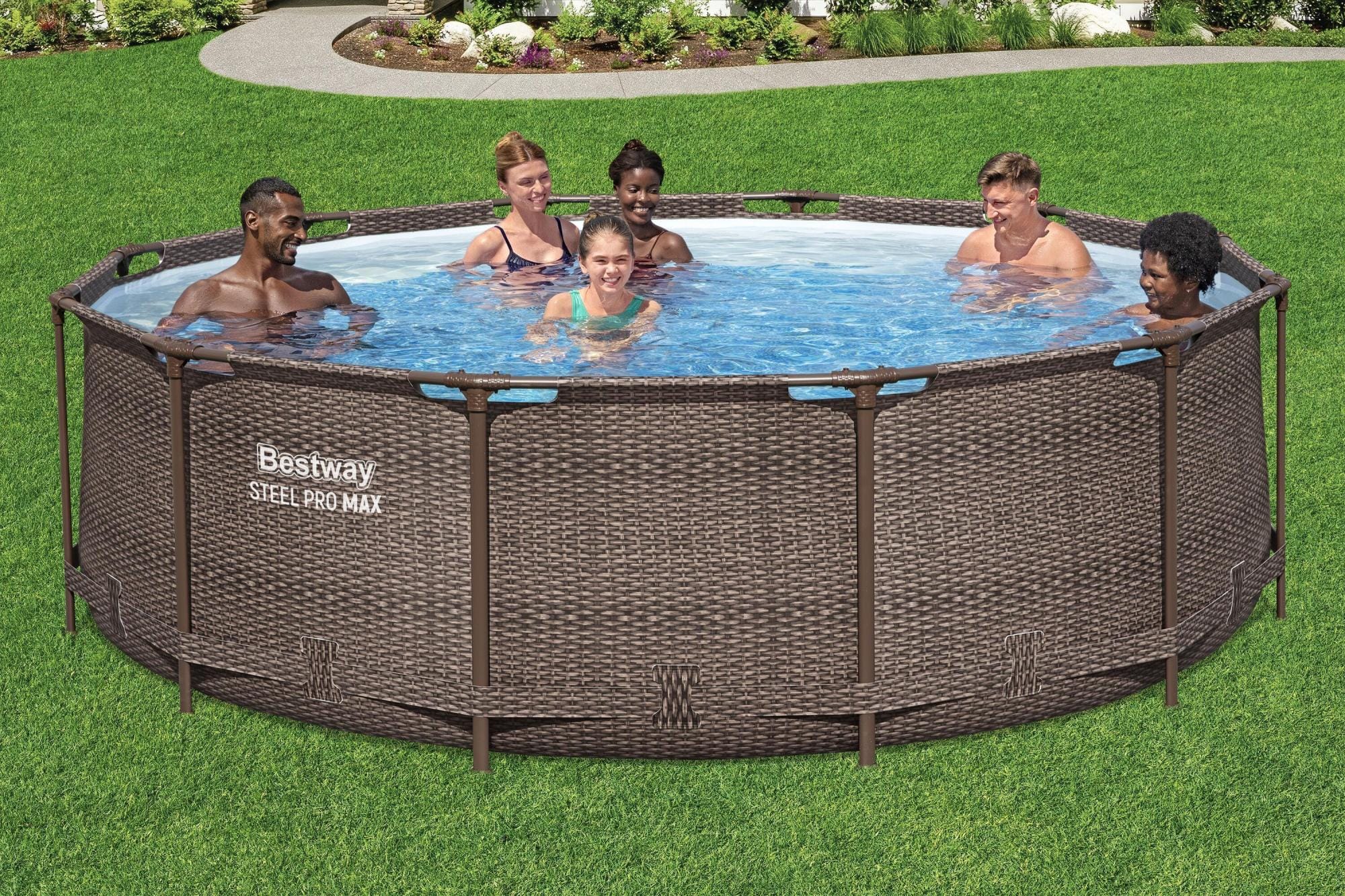Piscine fuori terra Piscina base struttura e liner Steel Pro MAX -da 366x100 cm Bestway 2