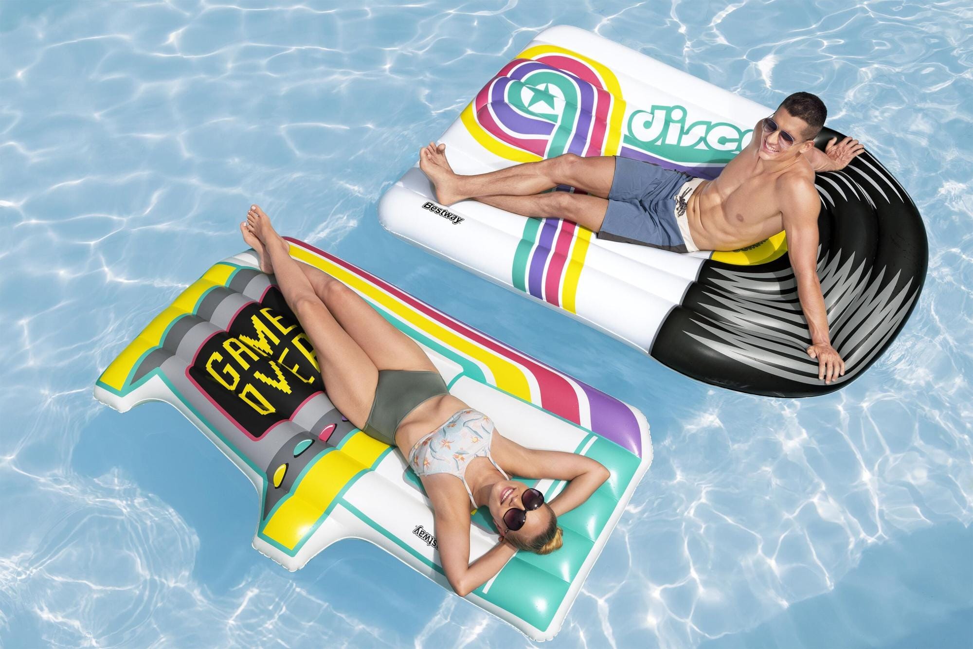 Gonfiabili mare per adulti Materassino da piscina Aqua Arcade Bestway 4