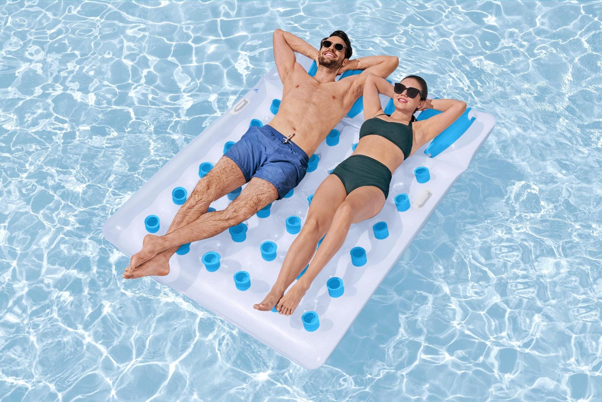 Gonfiabili mare per adulti Materassino gonfiabile a 2 posti Summer Color Bestway 2