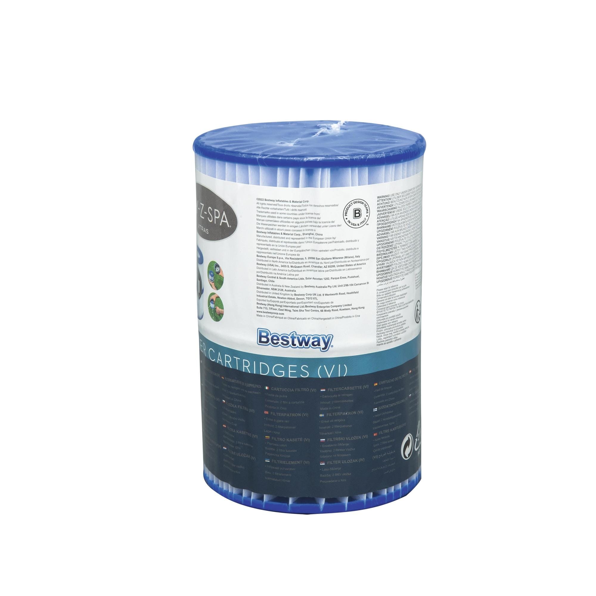 Pompe di filtraggio e Cartucce Cartuccia filtrante tipo IV per idromassaggio Lay-Z-Spa (2 pezzi) Bestway 5