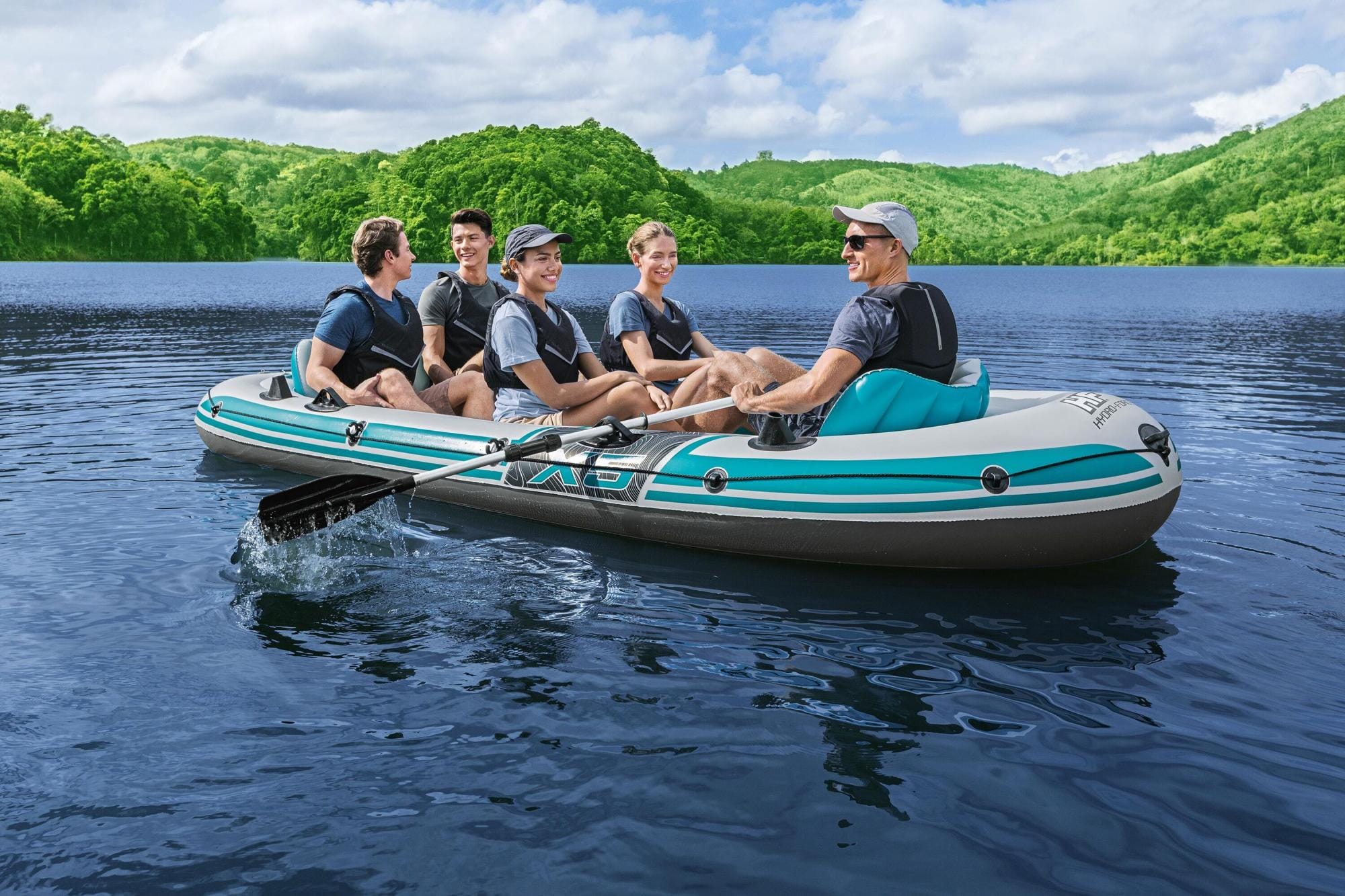 Sport Acquatici Gommone gonfiabile Adventure Elite, 5 posti da 364x166 cm Bestway 2