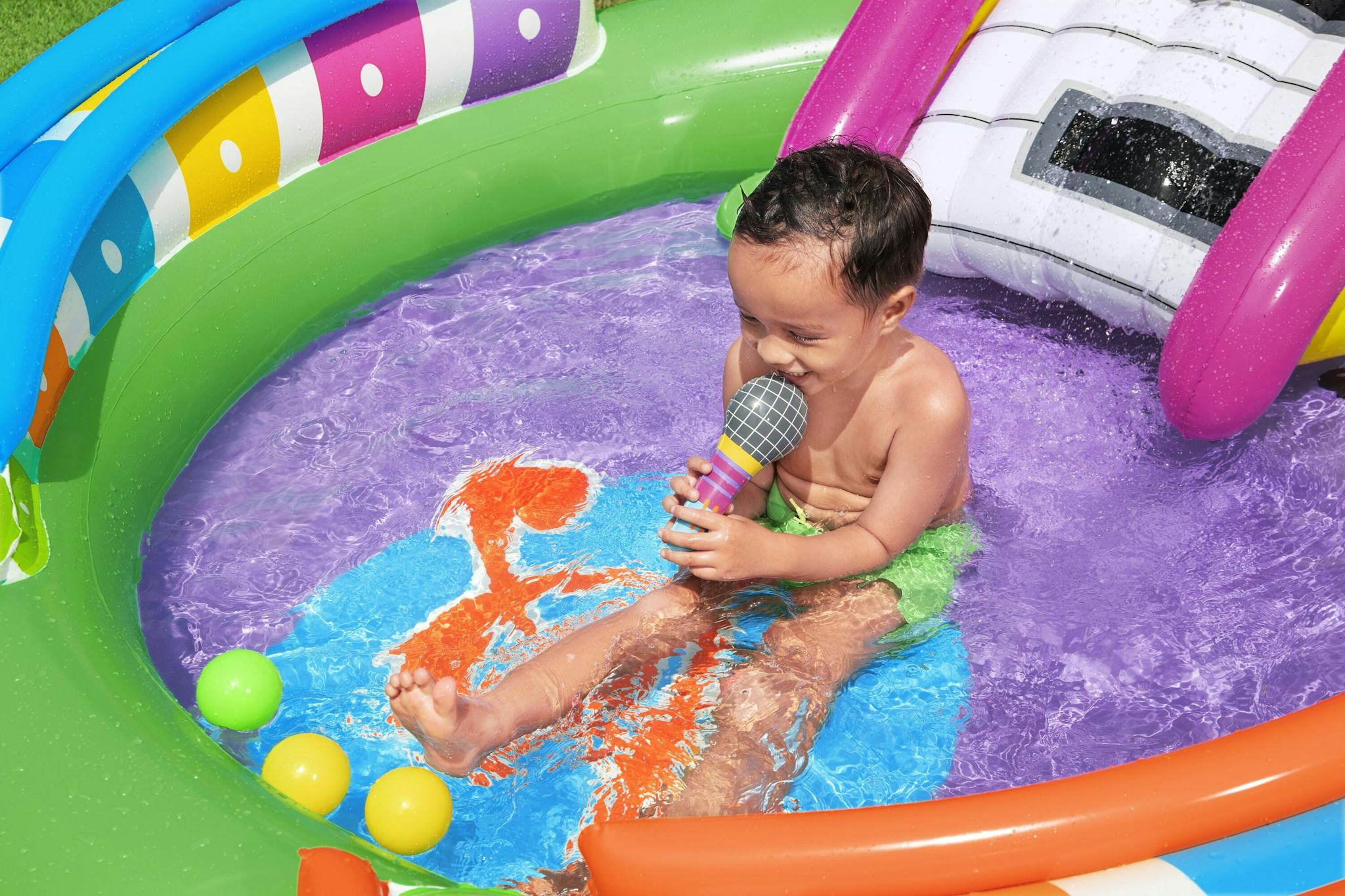 Giochi gonfiabili per bambini Playcenter gonfiabile Sing & Splash Bestway 3