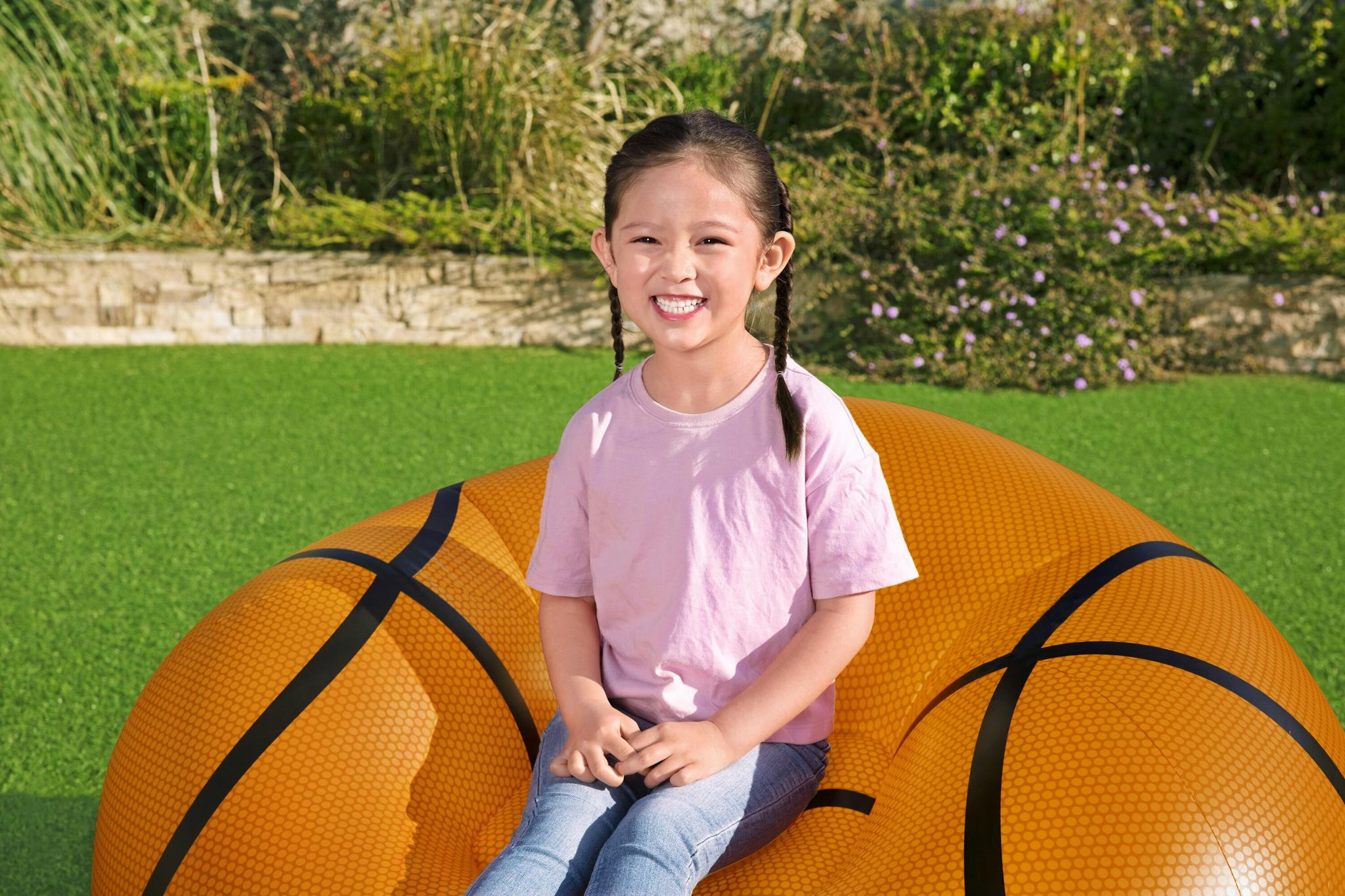 Giochi gonfiabili per bambini Poltrona pouf gonfiabile Basketball Bestway 12