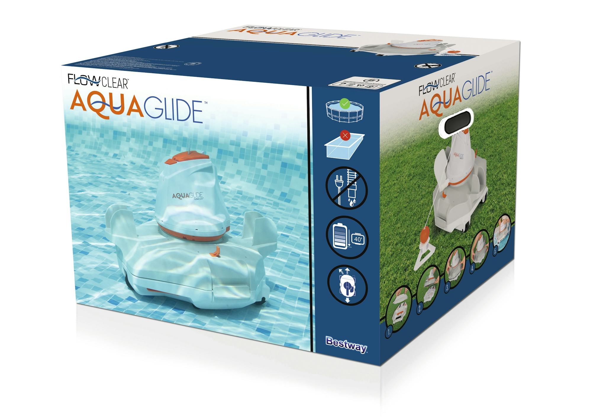 Accessori Piscine e Spa Robot per la pulizia della piscina AquaGlide Bestway 6
