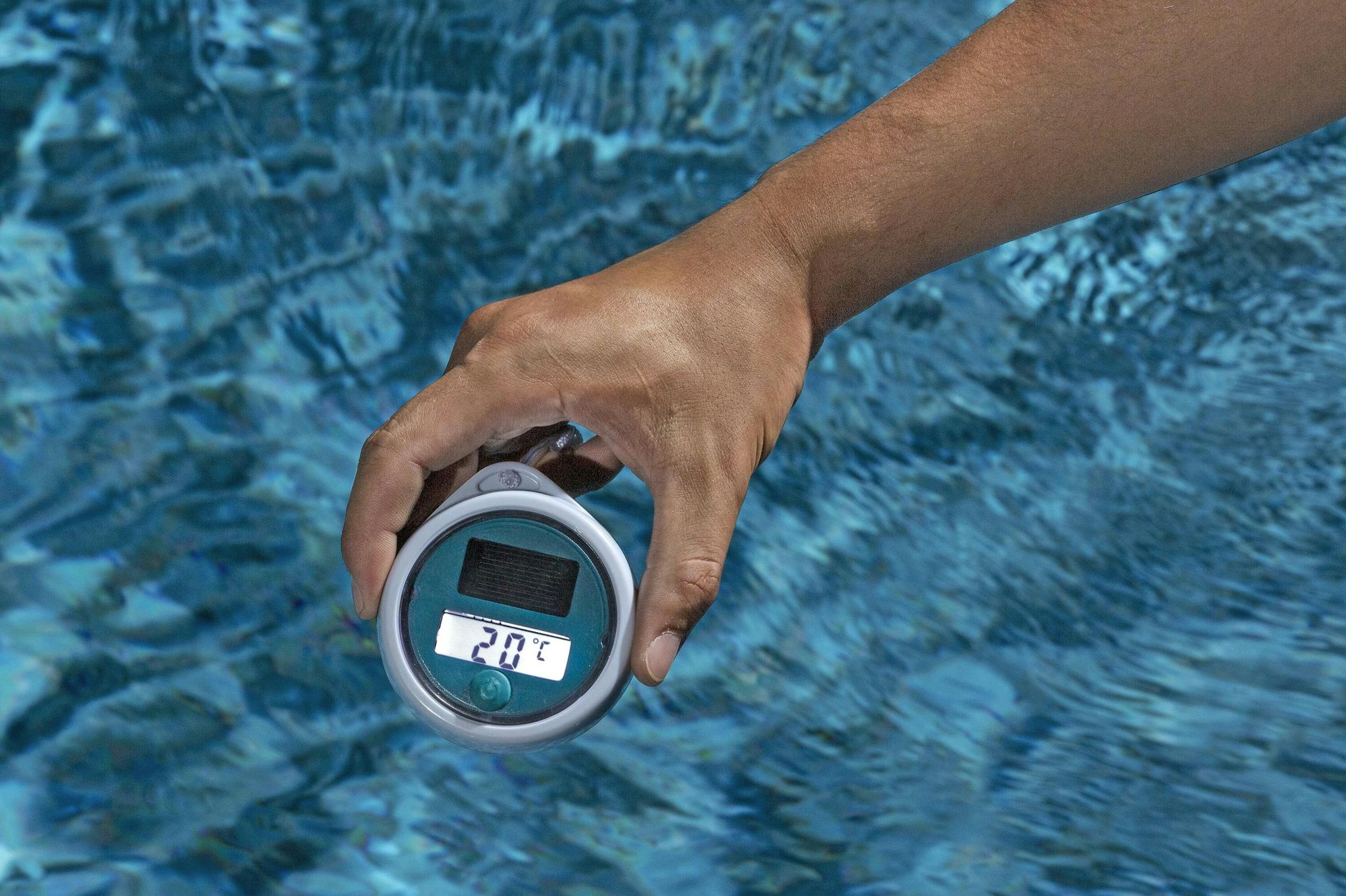 Trattamento chimico dell'acqua Termometro digitale galleggiante per piscina Bestway 3