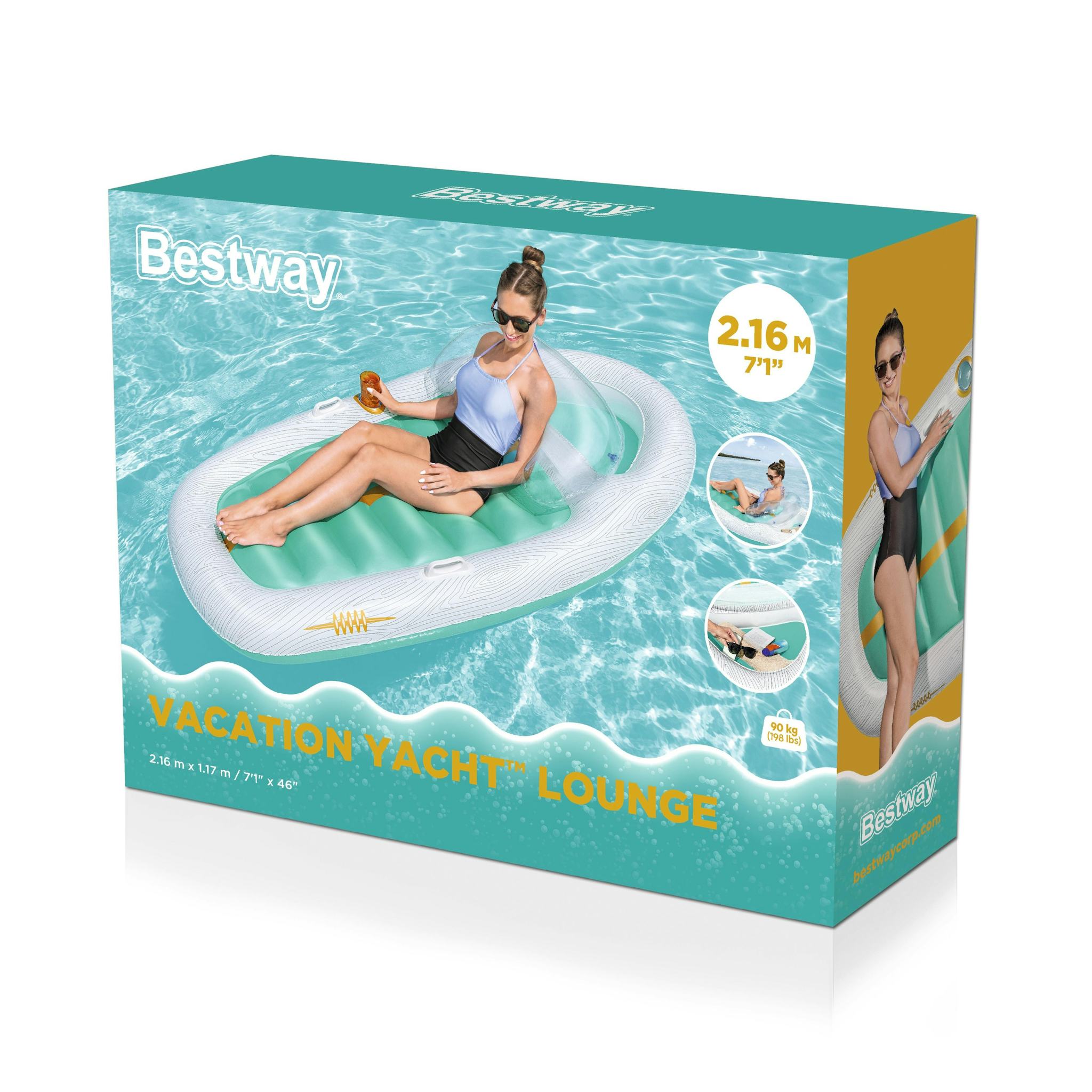 Gonfiabili mare per adulti Materassino gonfiabile Yacht Bestway 8