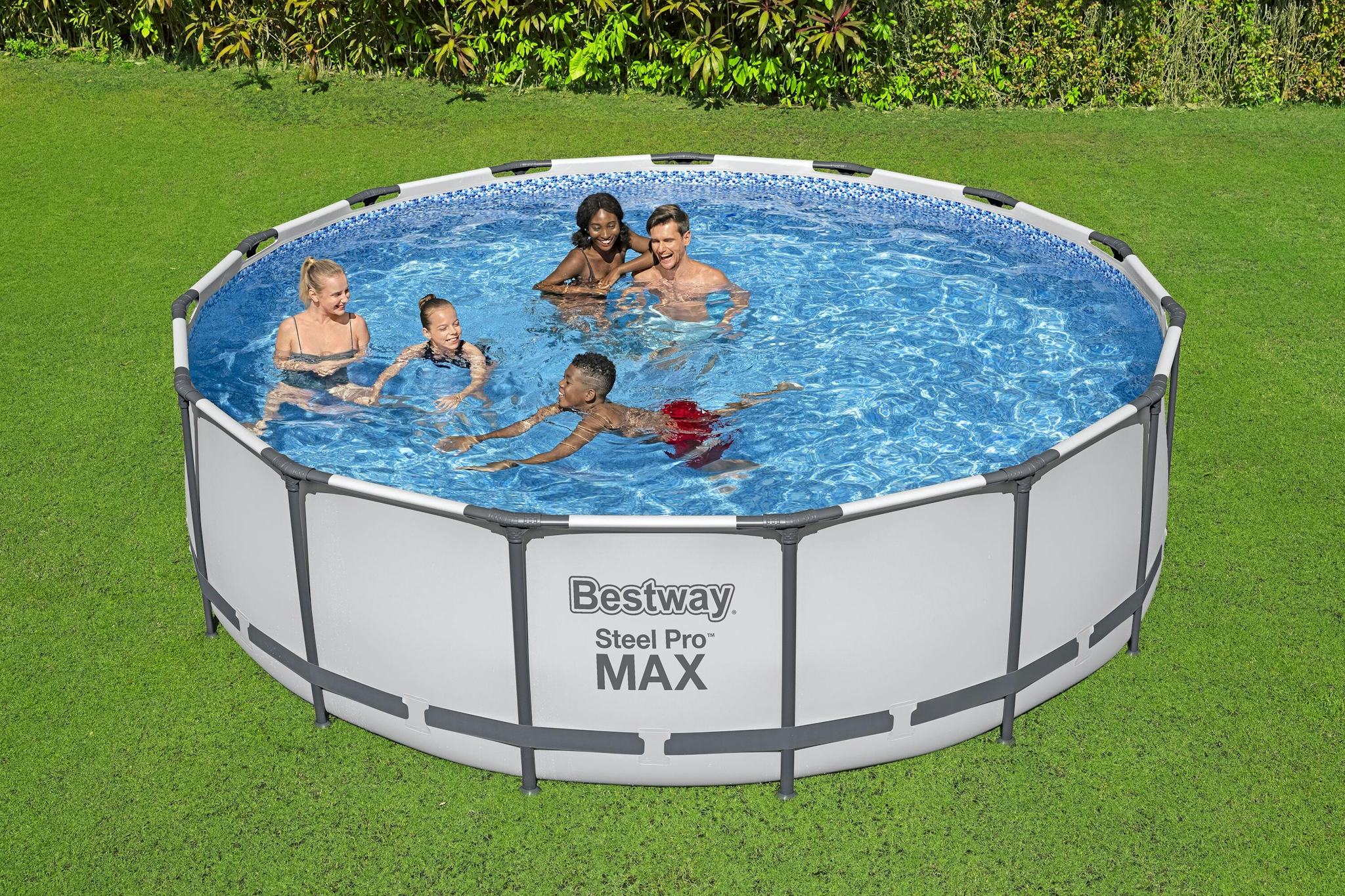 Piscine fuori terra Set piscina fuori terra rotonda Steel Pro MAX da 457x122 cm Bestway 3