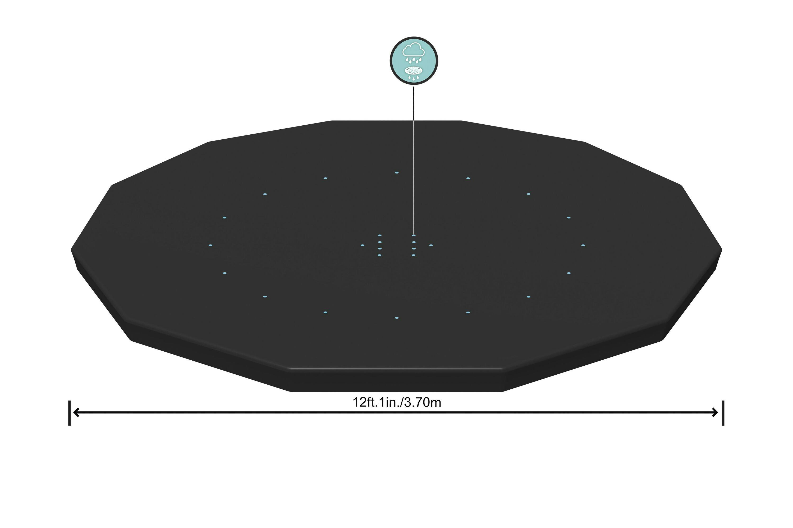 Coperture e Tappetini Copertura per piscina rotonda da 366 cm Bestway 1