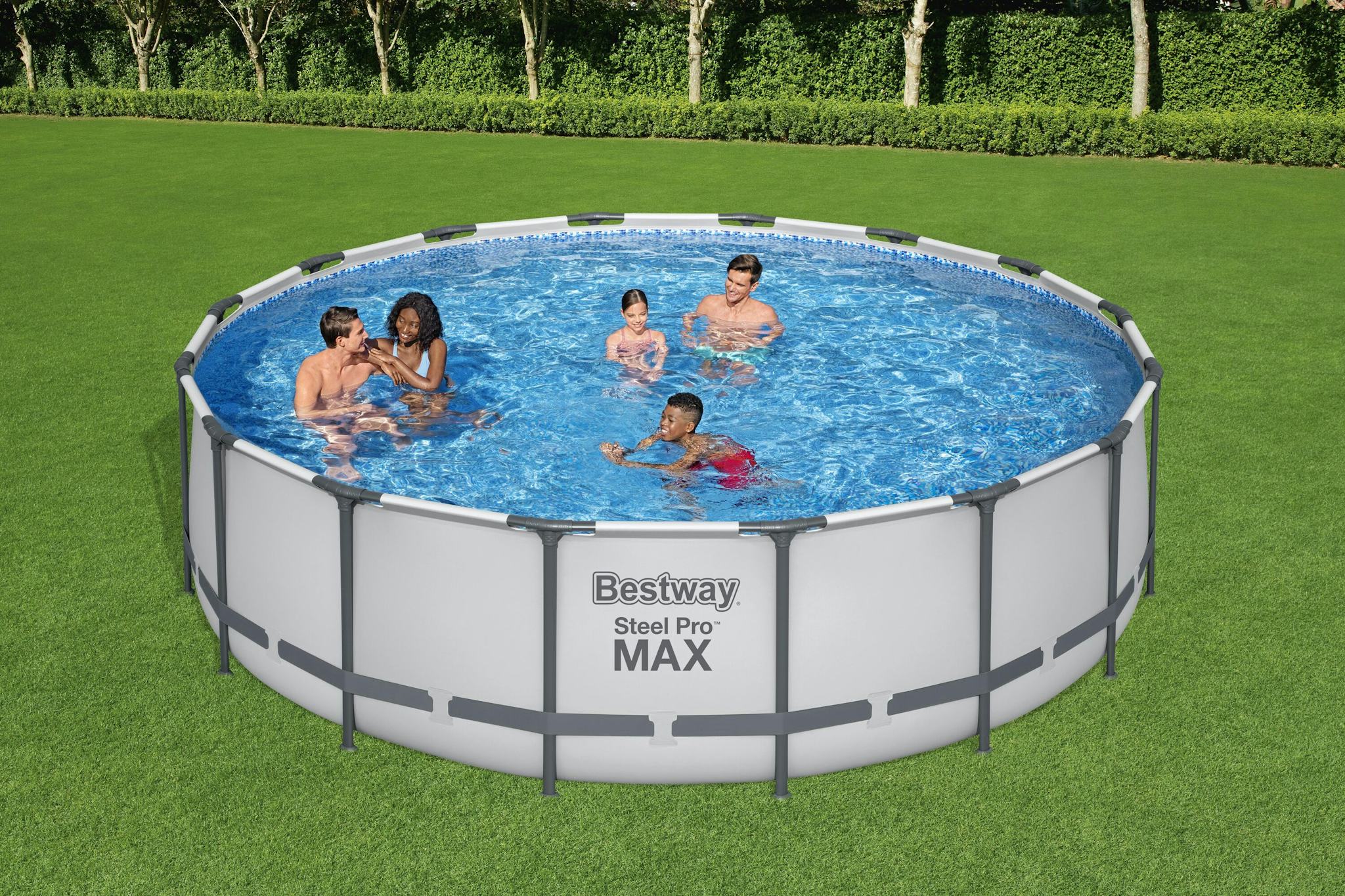 Piscine fuori terra Set piscina fuori terra rotonda Steel Pro MAX da 488x122 cm Bestway 3