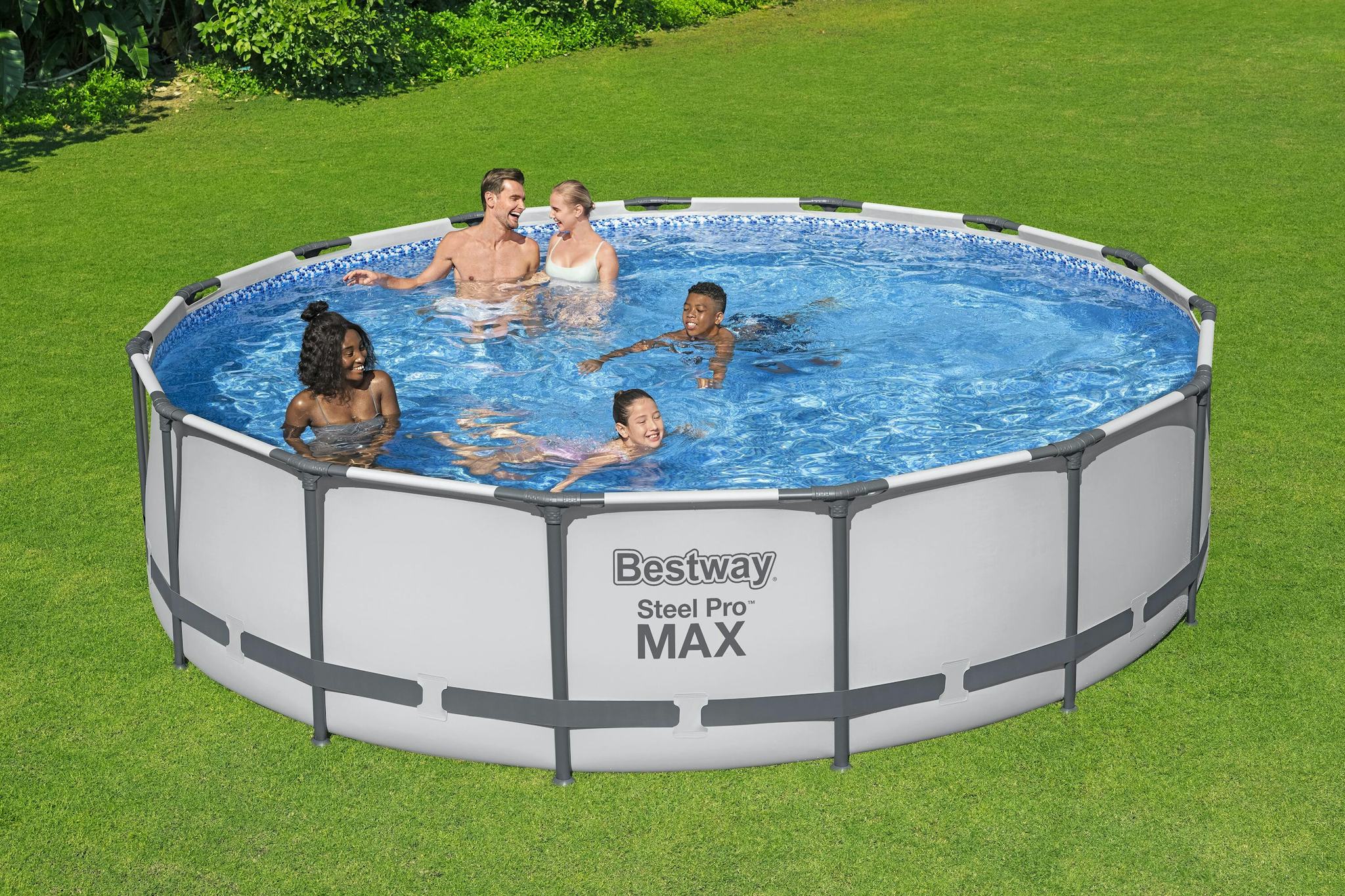 Piscine fuori terra Set piscina fuori terra rotonda Steel Pro MAX da 457x107 cm Bestway 3