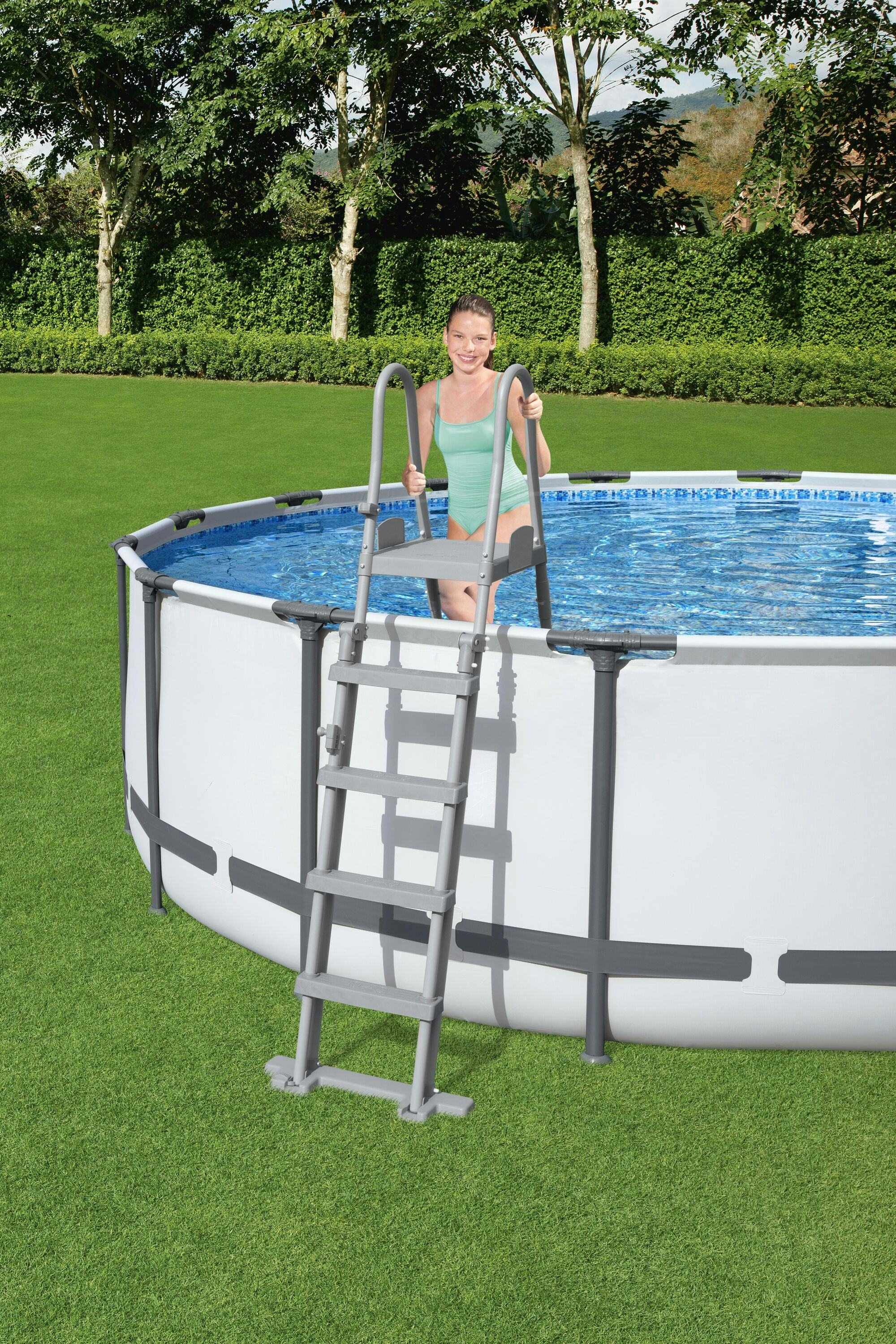 Accessori Piscine e Spa Scaletta di sicurezza per piscina da 132 cm Bestway 3