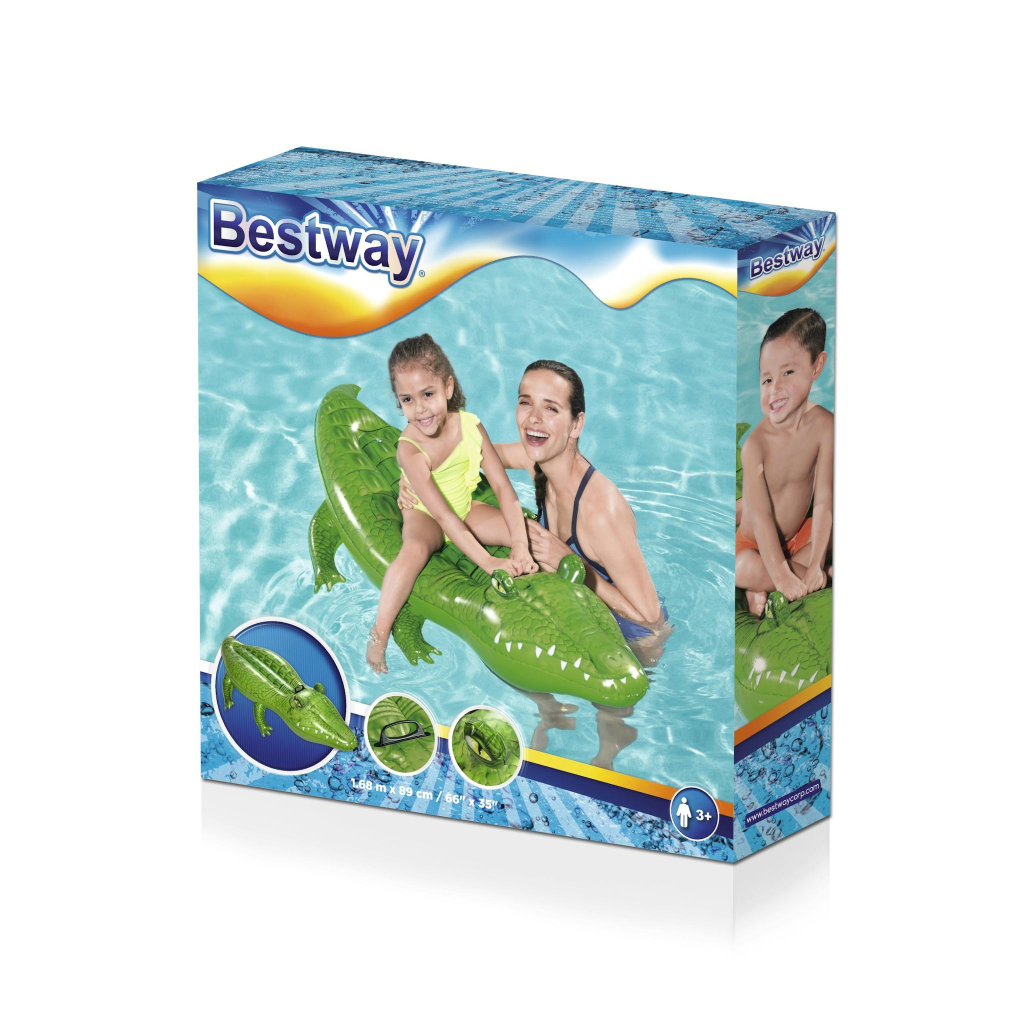 Giochi gonfiabili per bambini Coccodrillo gonfiabile medio per bambini Bestway 9
