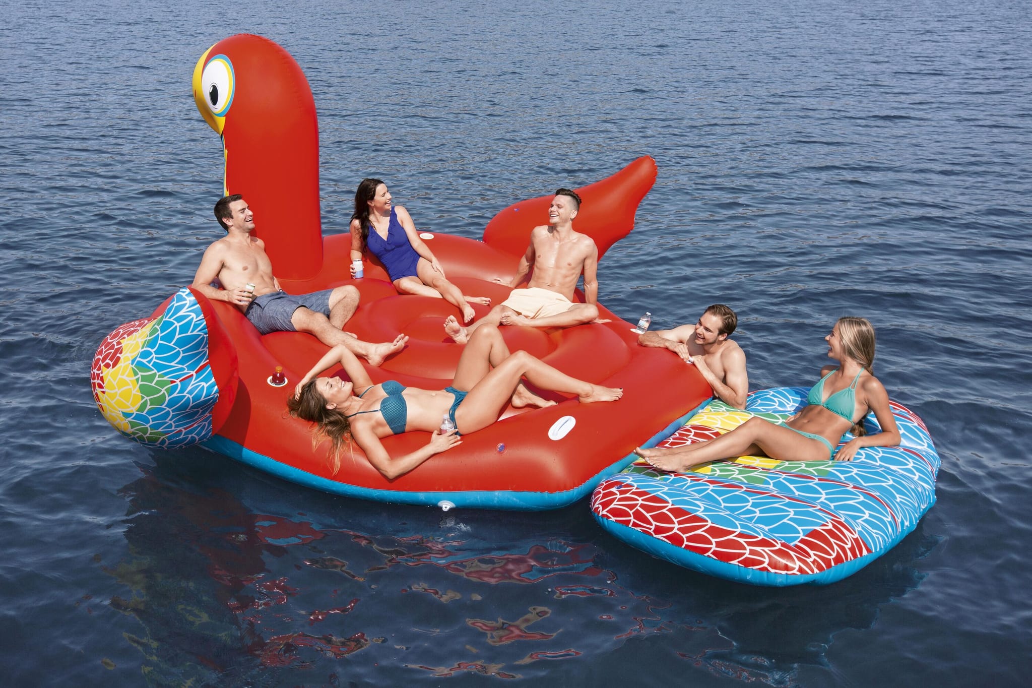 Gonfiabili mare per adulti Isola gonfiabile a forma di pappagallo Bestway 25