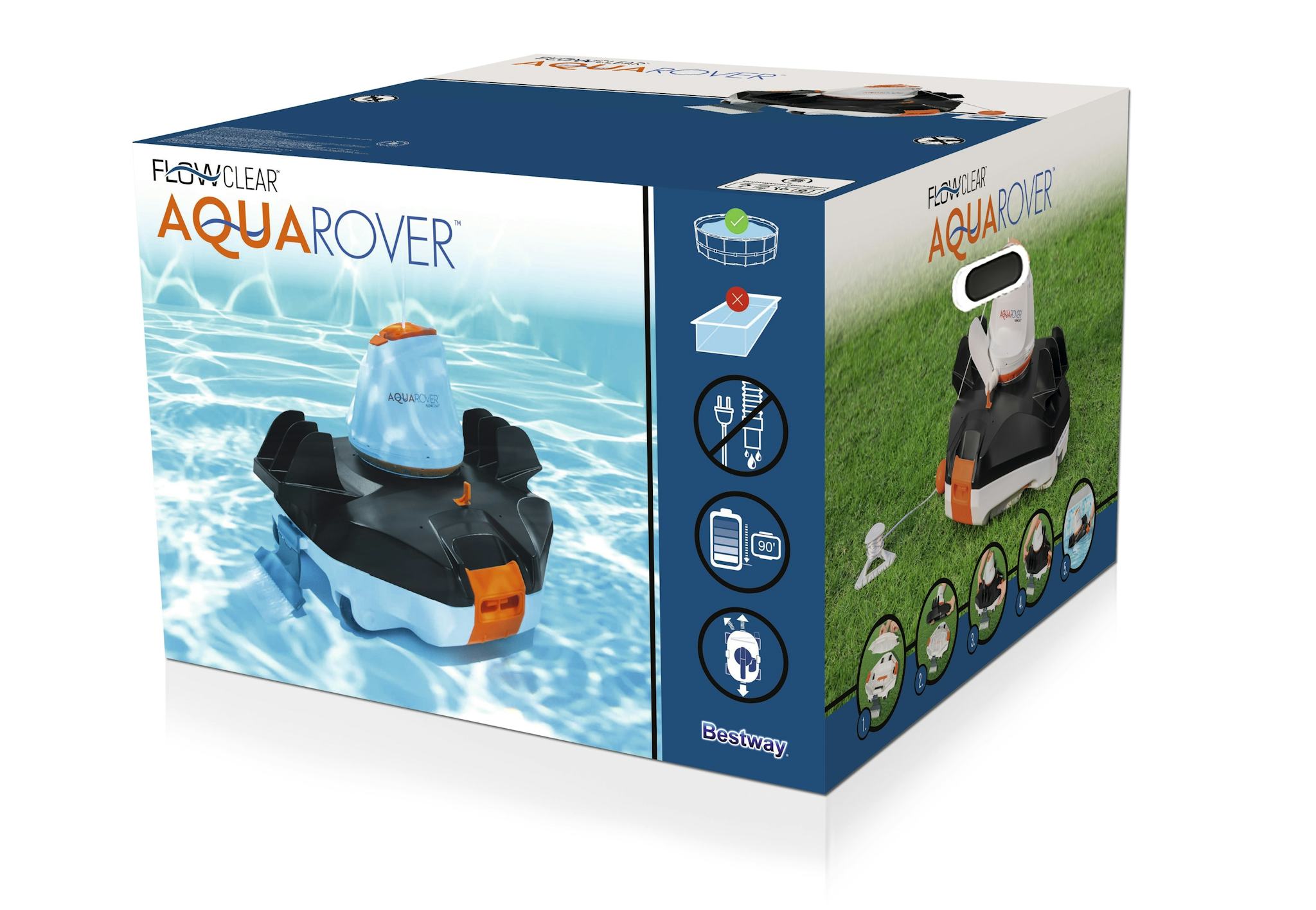 Accessori Piscine e Spa Robot per la pulizia della piscina Aquarover Bestway 6