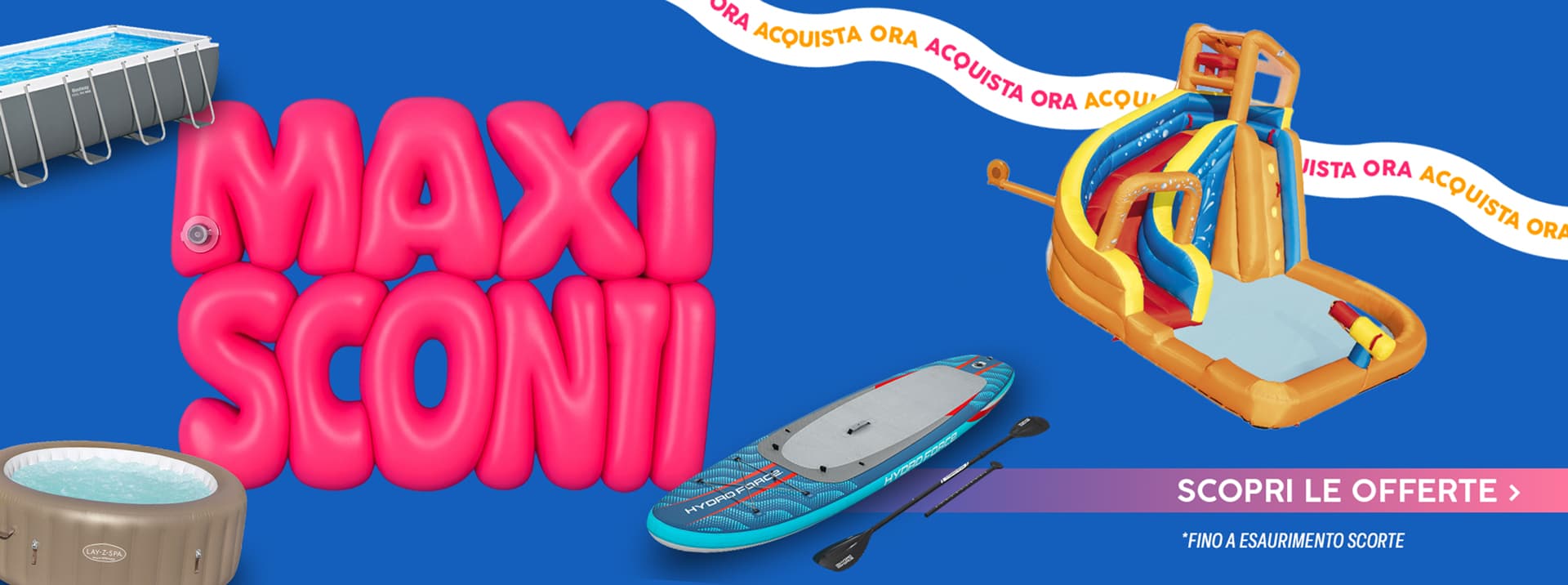 Bestway: 2026_Lug_Slider_MaxiSconti_Desktop_v2