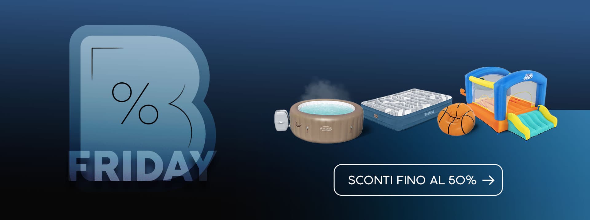 Promo Black Friday Bestway – sconti su spa gonfiabili e materassi