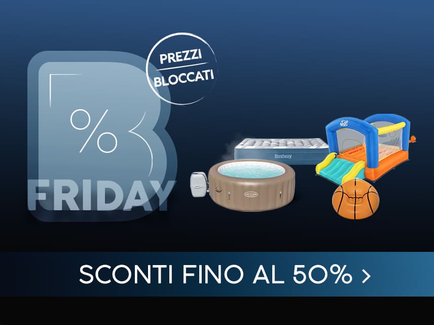 Promo Black Friday Bestway – sconti su spa gonfiabili, piscine e materassi