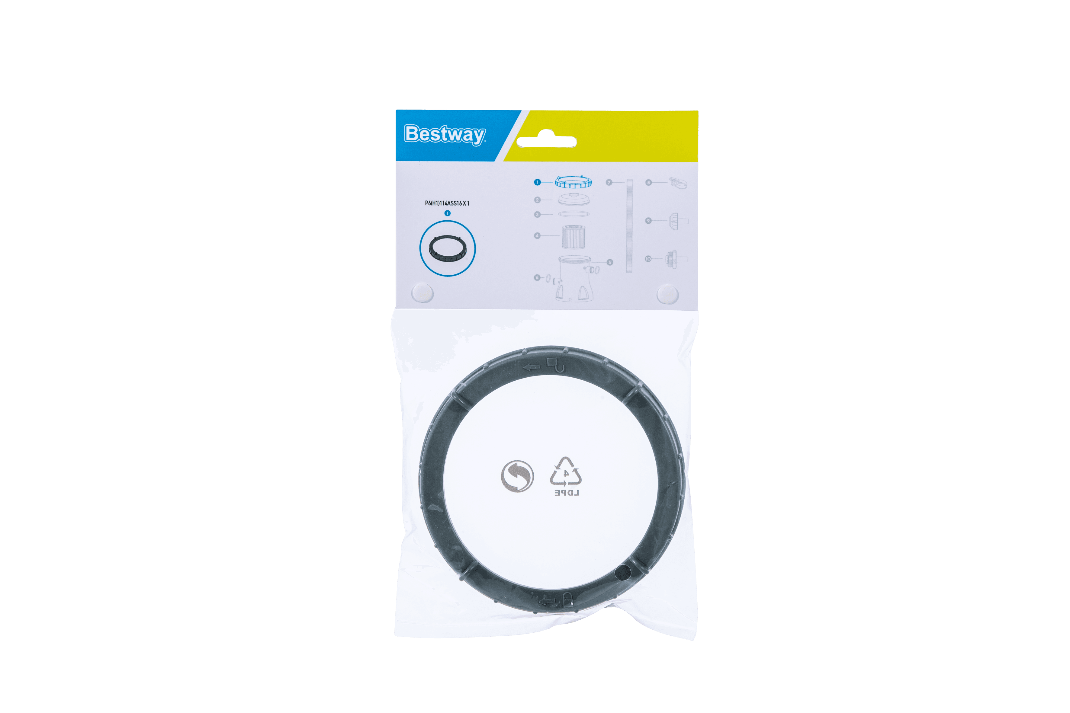 Ricambi Piscine e Spa Ghiera bloccante coperchio per pompa filtro da 1249 l/h Bestway 1