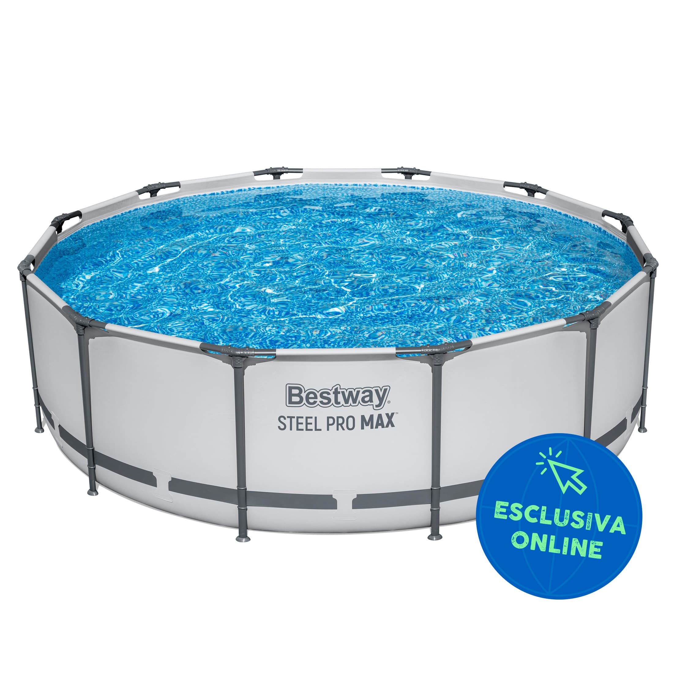 Piscine fuori terra Piscina solo struttura grigio chiaro - 366x100 cm Bestway 1