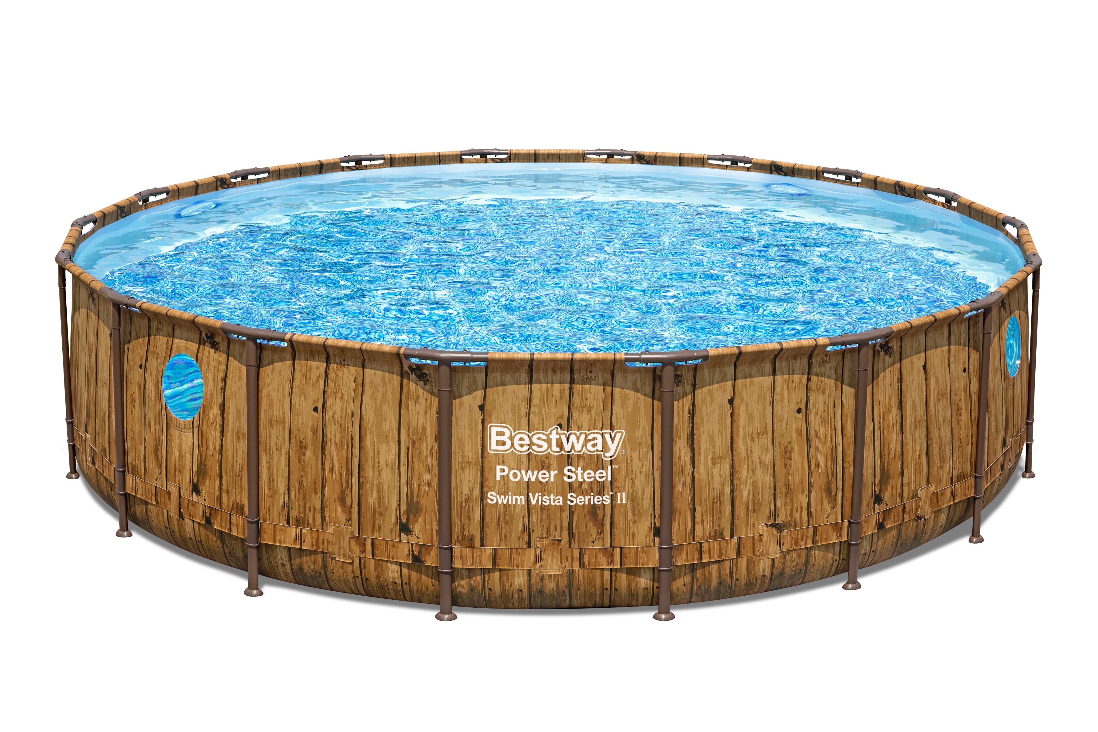 Piscine fuori terra Piscina solo struttura effetto legno - 549x122 cm Bestway 1