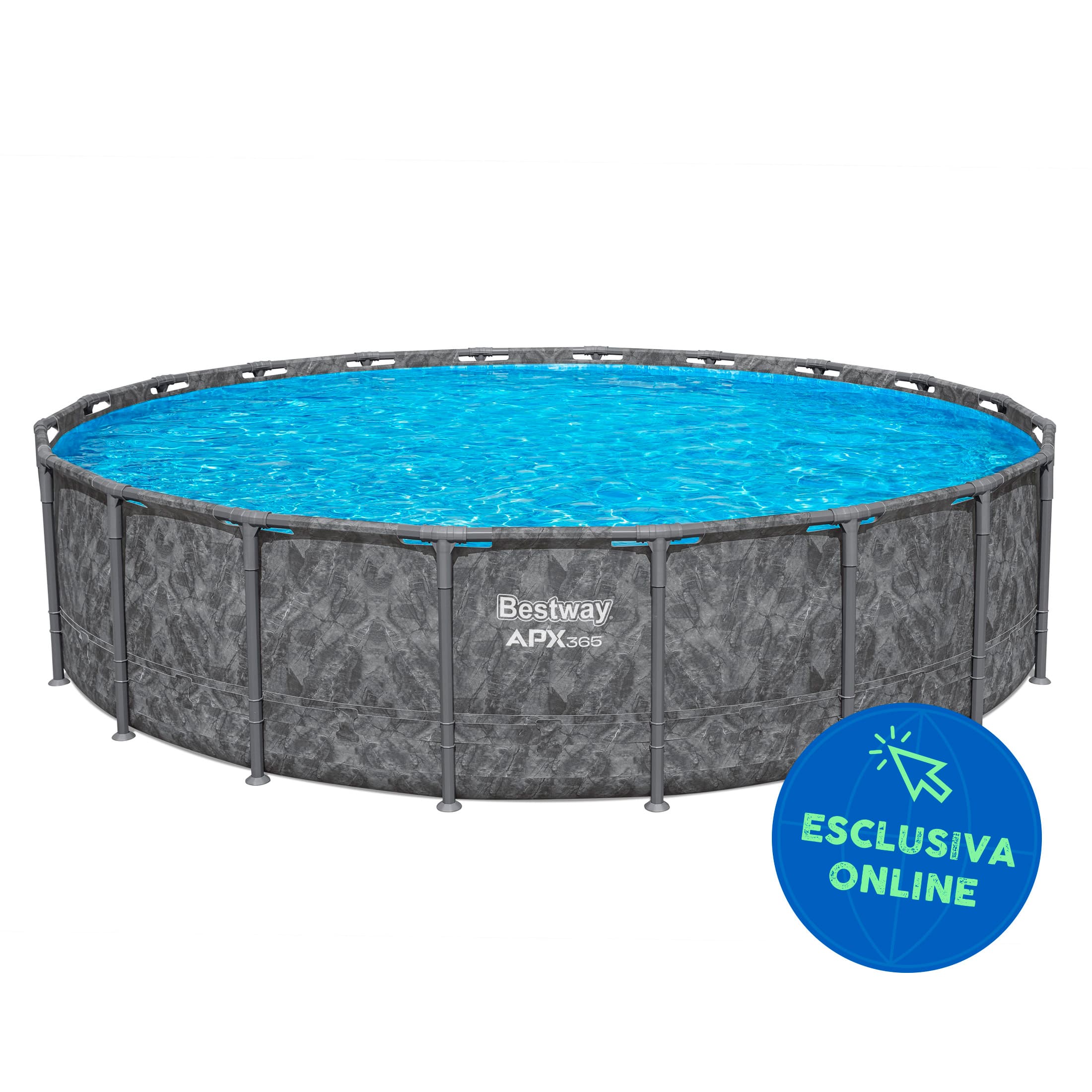 Piscine fuori terra Piscina solo struttura e liner APX 365 da 610x132 cm Bestway 1
