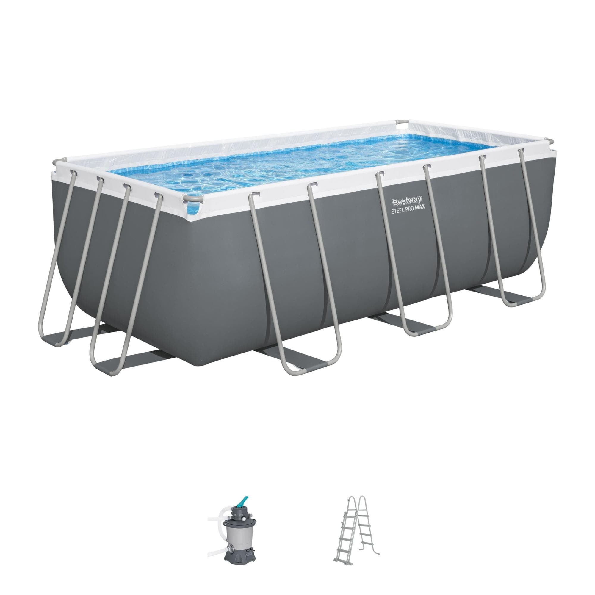 Piscine fuori terra Set piscina grigio scuro - 412x201x122 cm Bestway 1