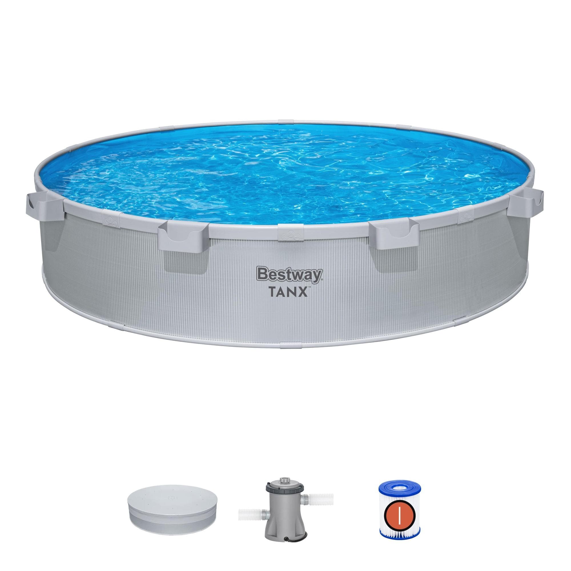 Piscine fuori terra Set piscina rotonda TANX da 305x61 cm Bestway 1