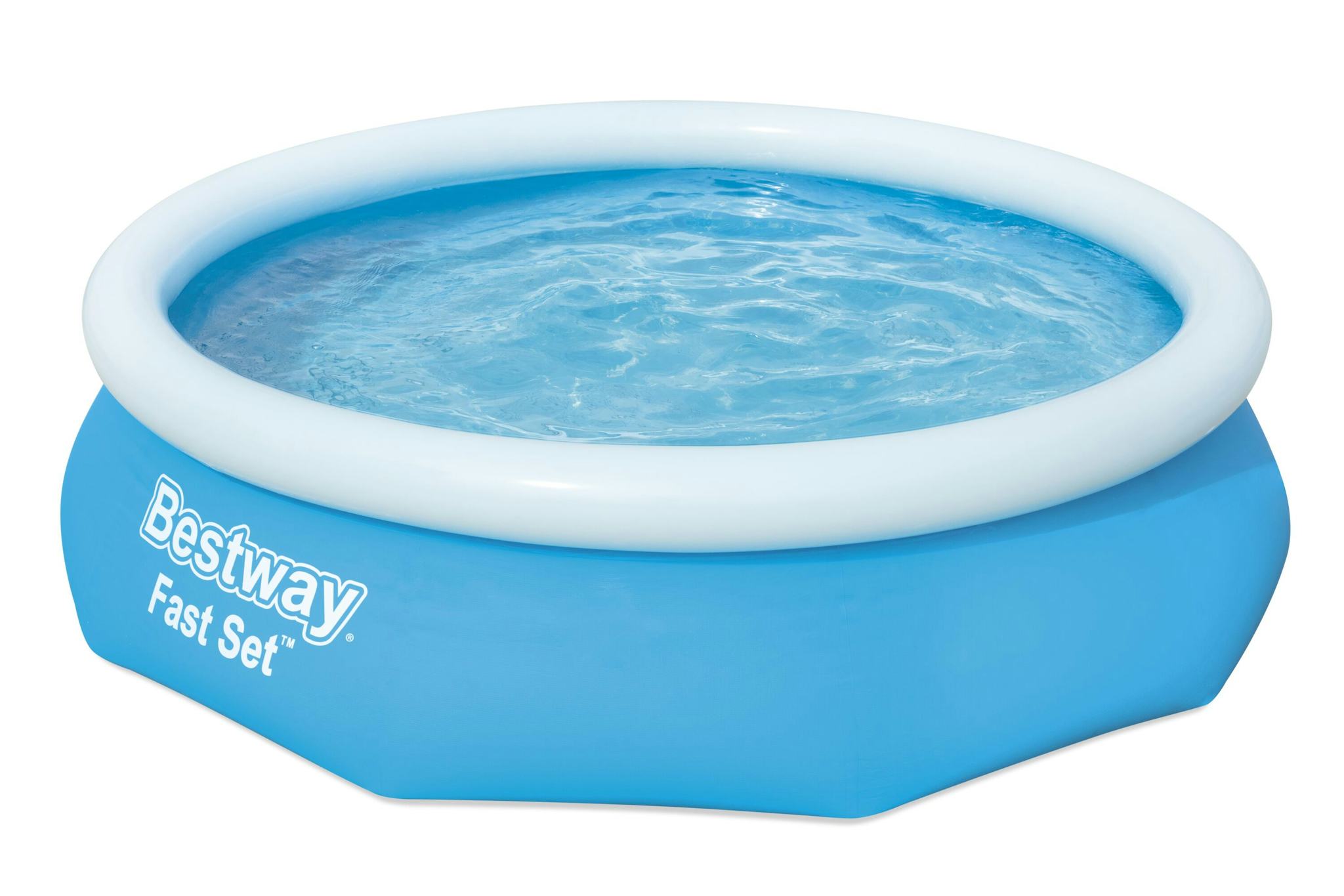 Piscine fuori terra Set piscina fuori terra rotonda Fast Set gonfiabile da 305x76 cm azzurro Bestway 2