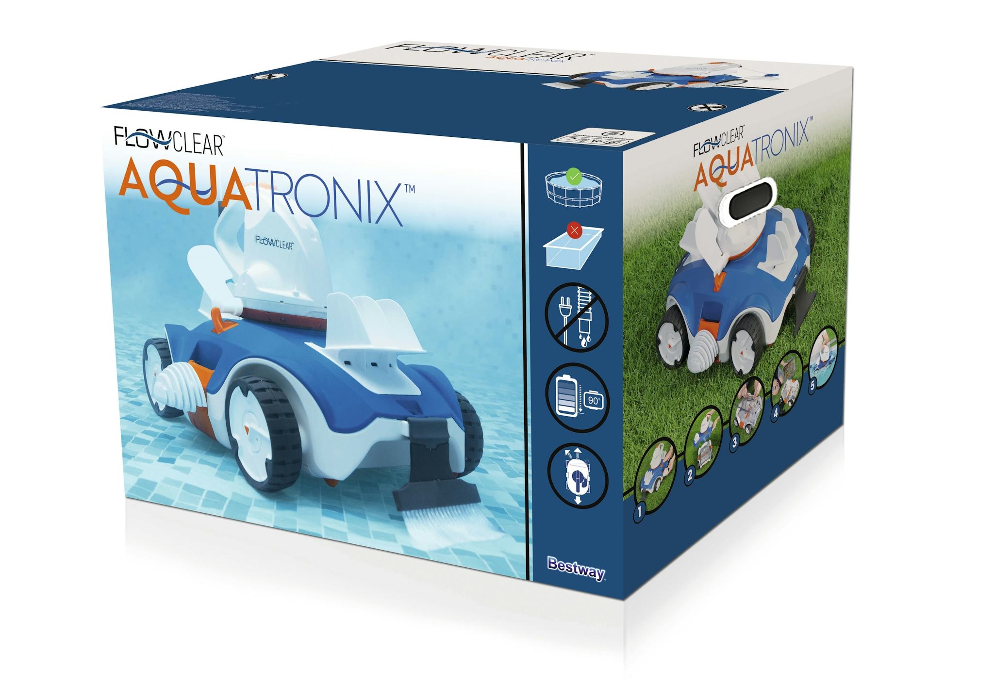 Accessori Piscine e Spa Robot per la pulizia della piscina Aquatronix Bestway 7