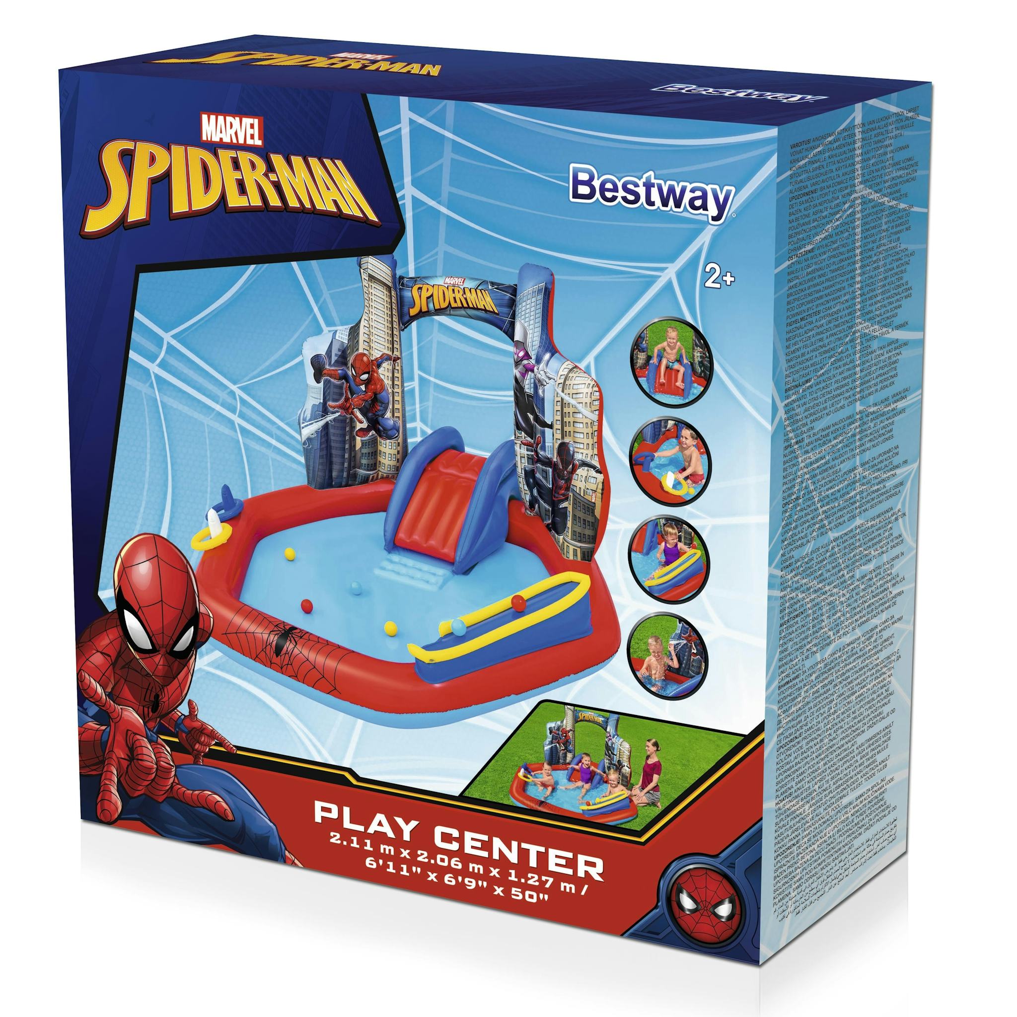 Giochi gonfiabili per bambini Playcenter gonfiabile Spider-Man Bestway 27