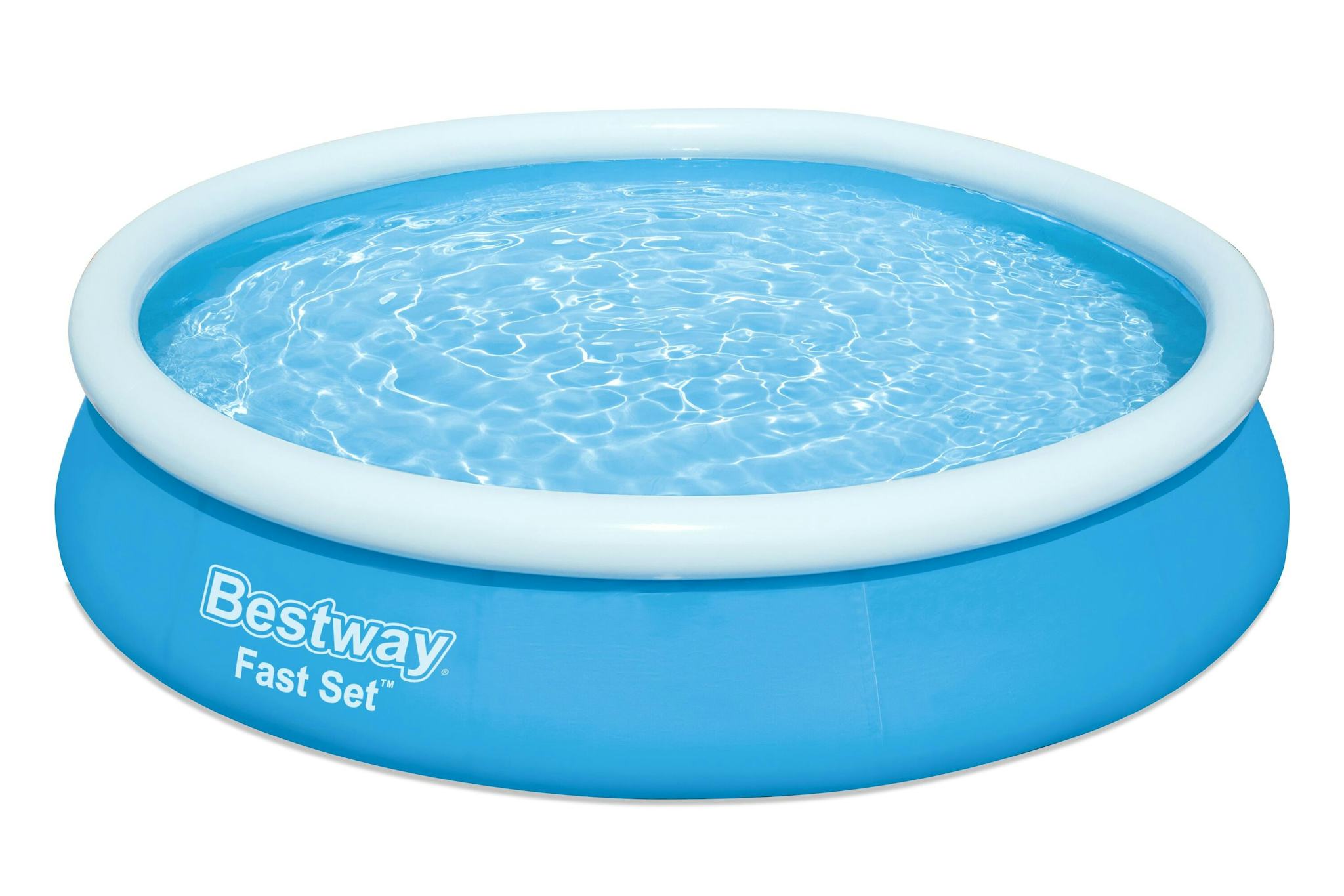 Piscine fuori terra Set piscina fuori terra rotonda Fast Set gonfiabile da 366x76 cm azzurro Bestway 2