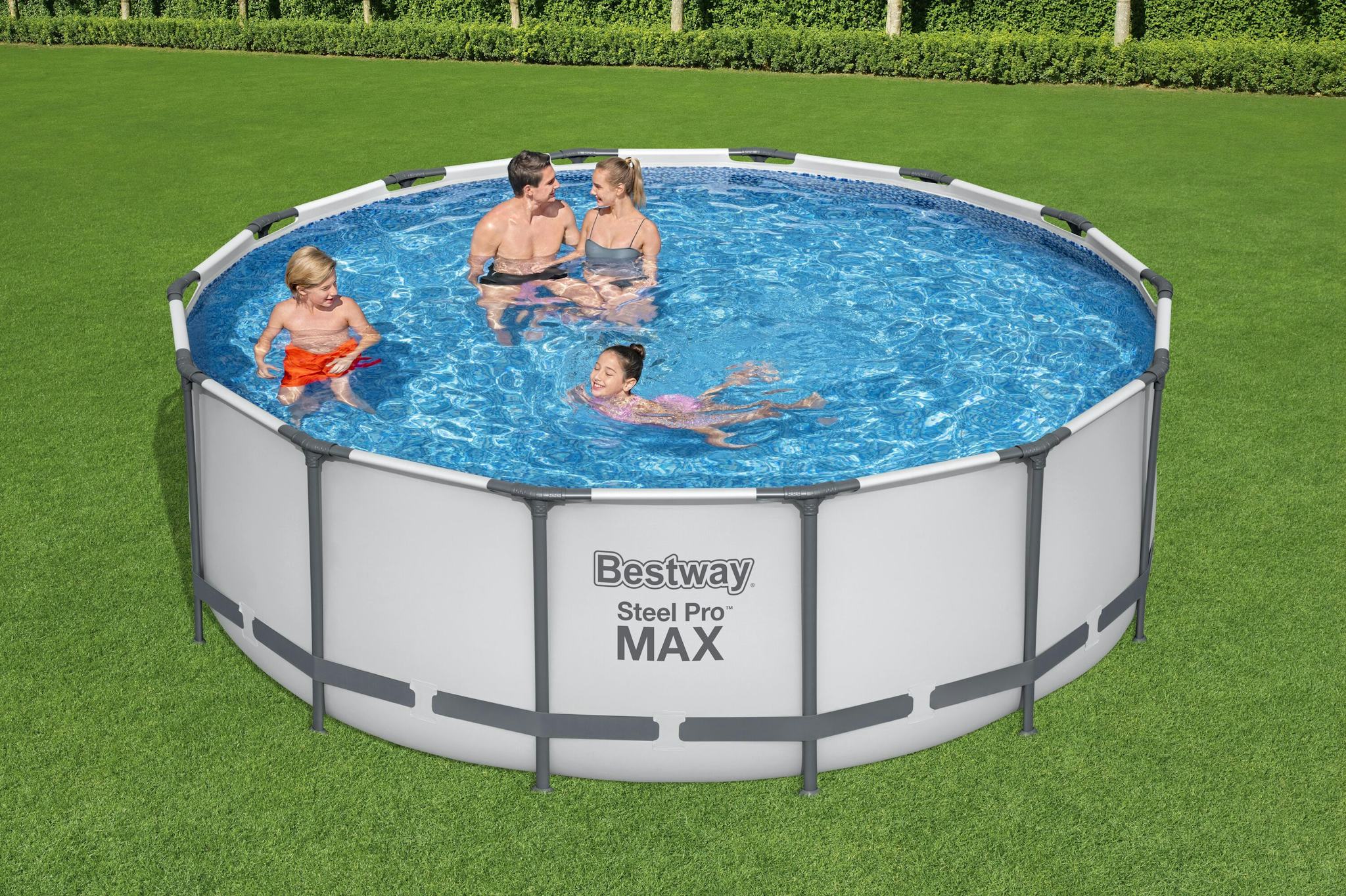 Piscine fuori terra Set piscina fuori terra rotonda Steel Pro MAX da 427x122 cm Bestway 3