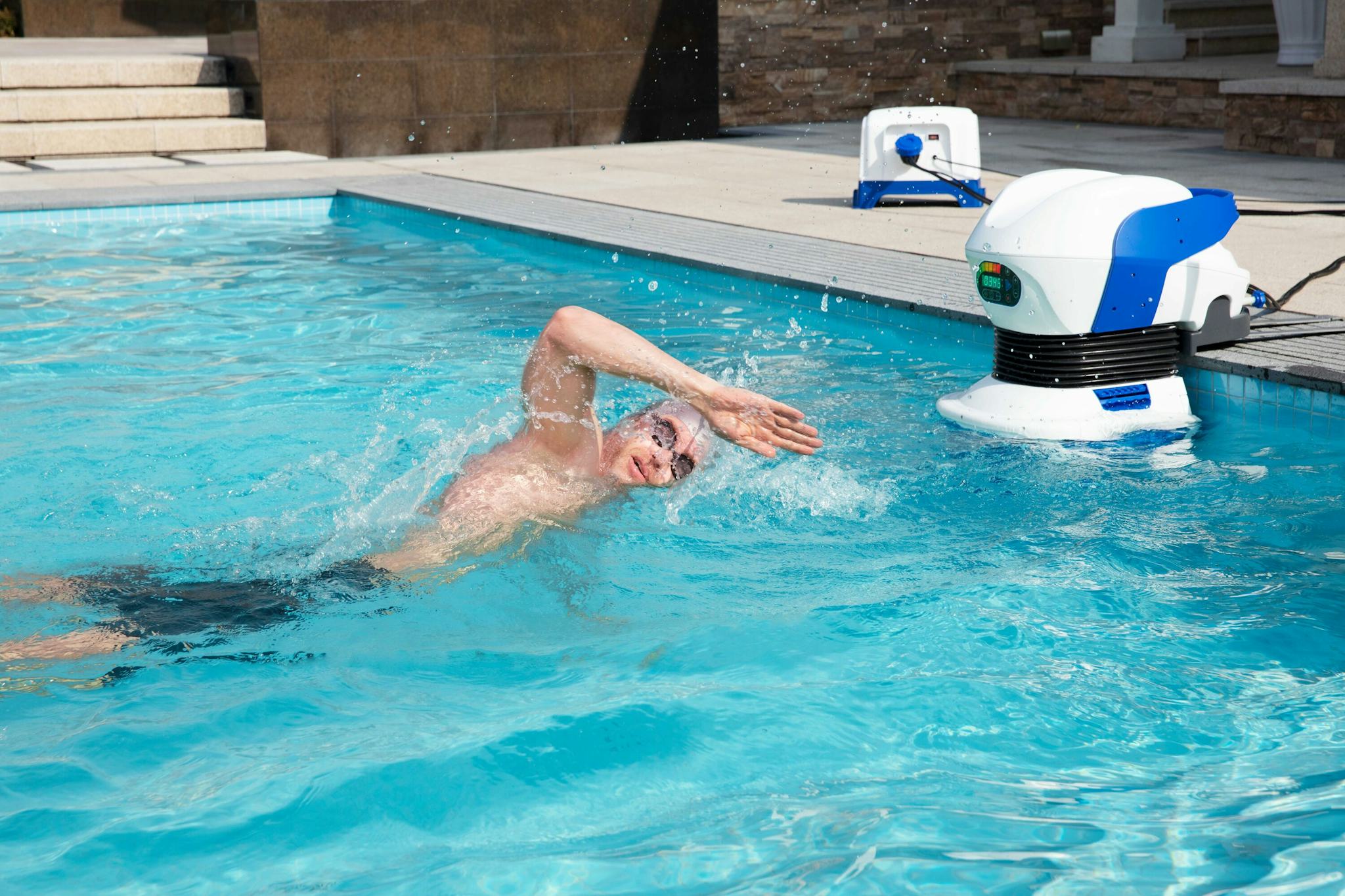 Accessori Piscine e Spa Nuoto controcorrente per piscina Swimfinity Bestway 2