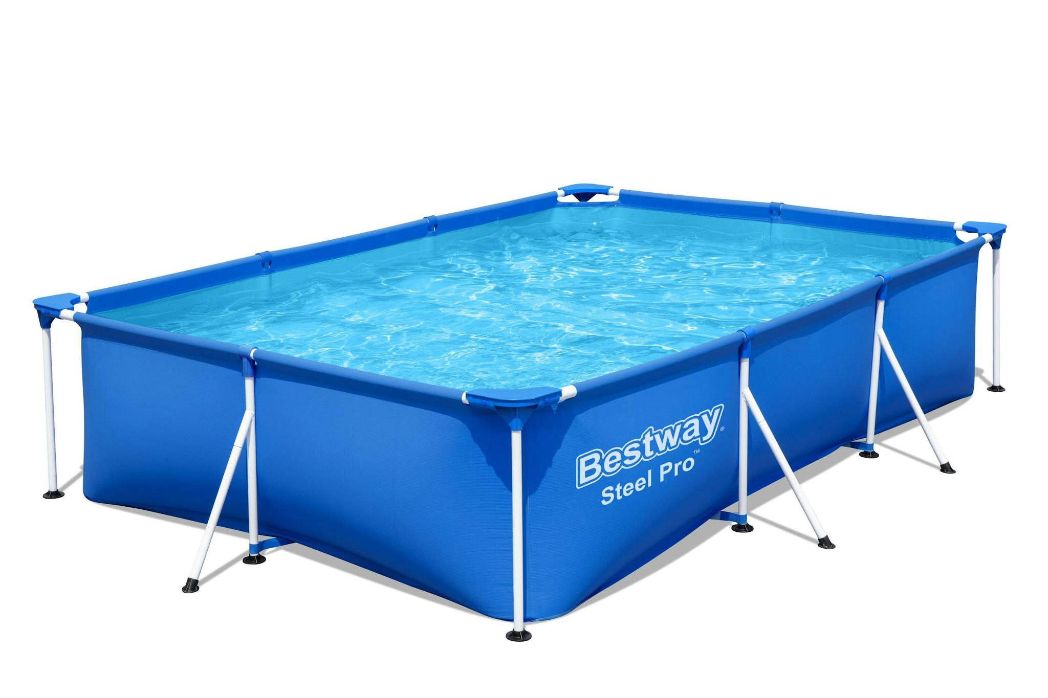 Piscine fuori terra Set piscina fuori terra rettangolare Steel Pro da 300x201x66 cm blu Bestway 2