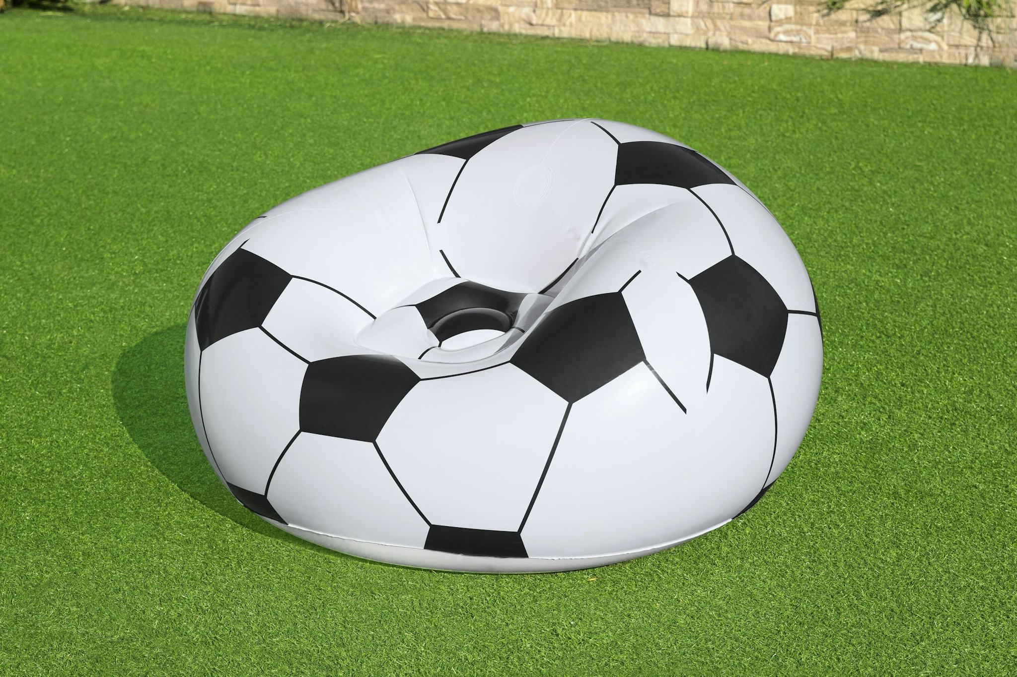Giochi gonfiabili per bambini Poltrona pouf gonfiabile pallone da calcio Bestway 7