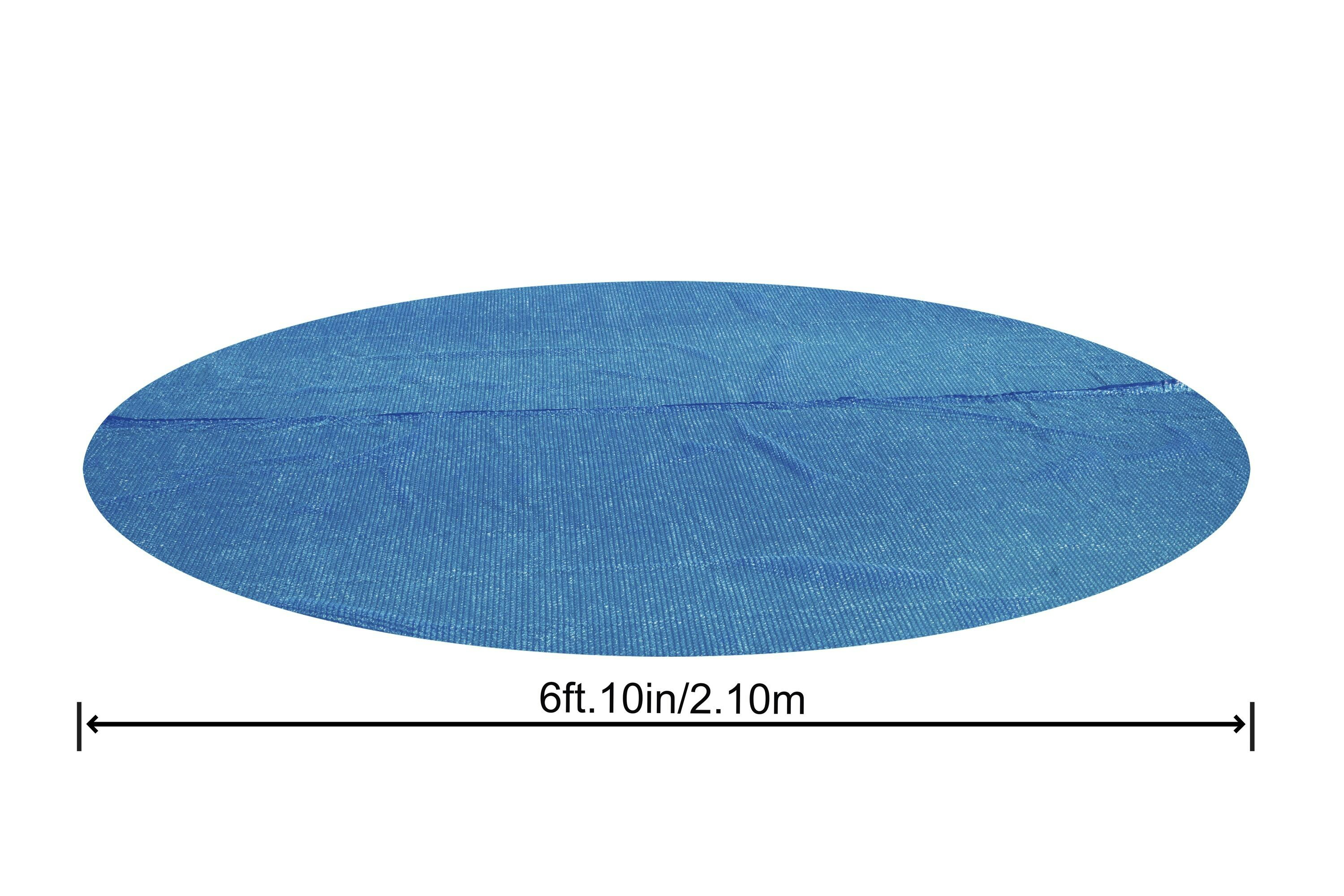 Coperture e Tappetini Copertura solare per piscina rotonda da 244x66 cm Bestway 1